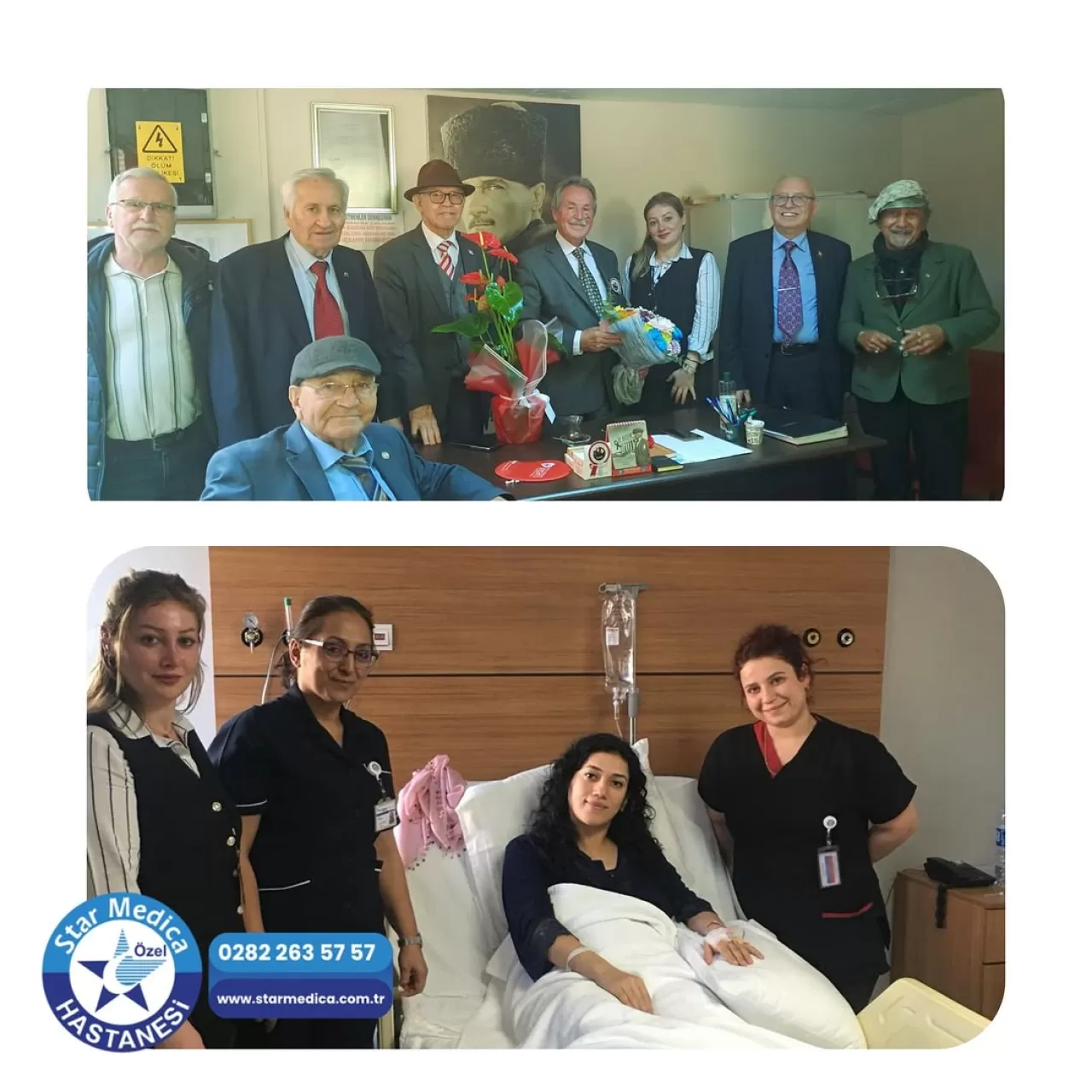 Star Medica Hastanesi'nden 24 Kasım Öğretmenler Günü'nde Anlamlı Ziyaretler