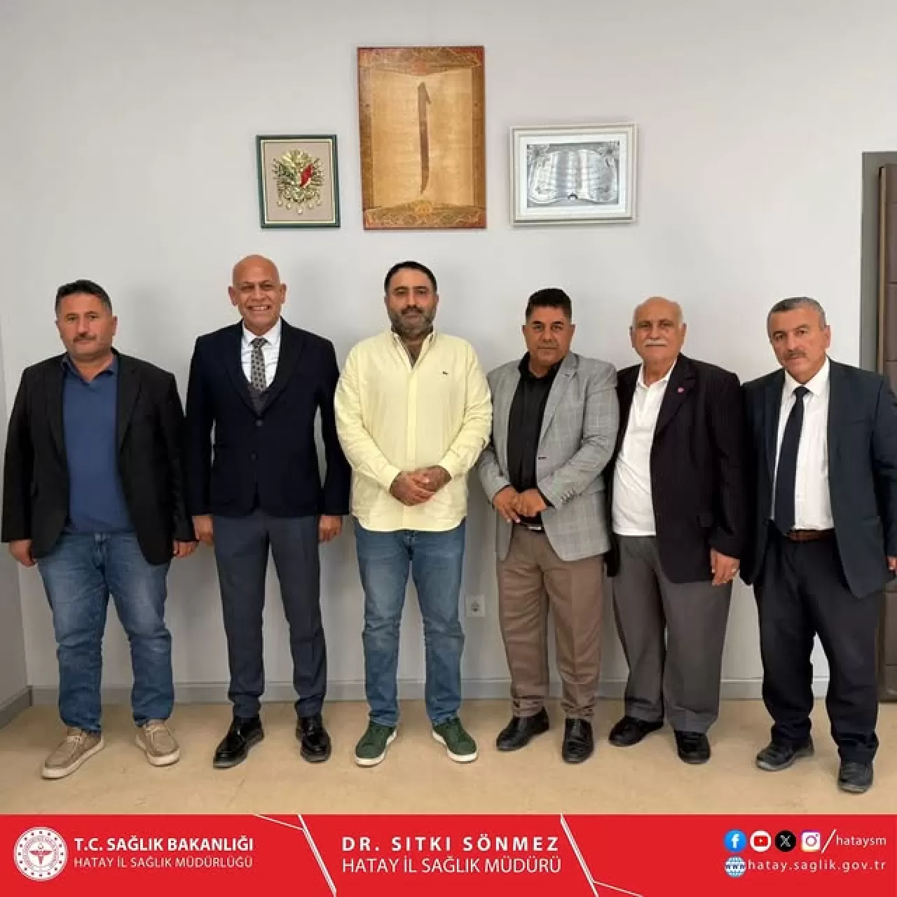 Hatay Eğitim ve Araştırma Hastanesi Başhekimi'ne Hayırlı Olsun Ziyareti