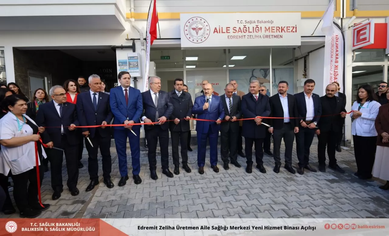 Edremit'te Zeliha Üretmen Aile Sağlığı Merkezi'nin Yeni Binası Hizmete Açıldı