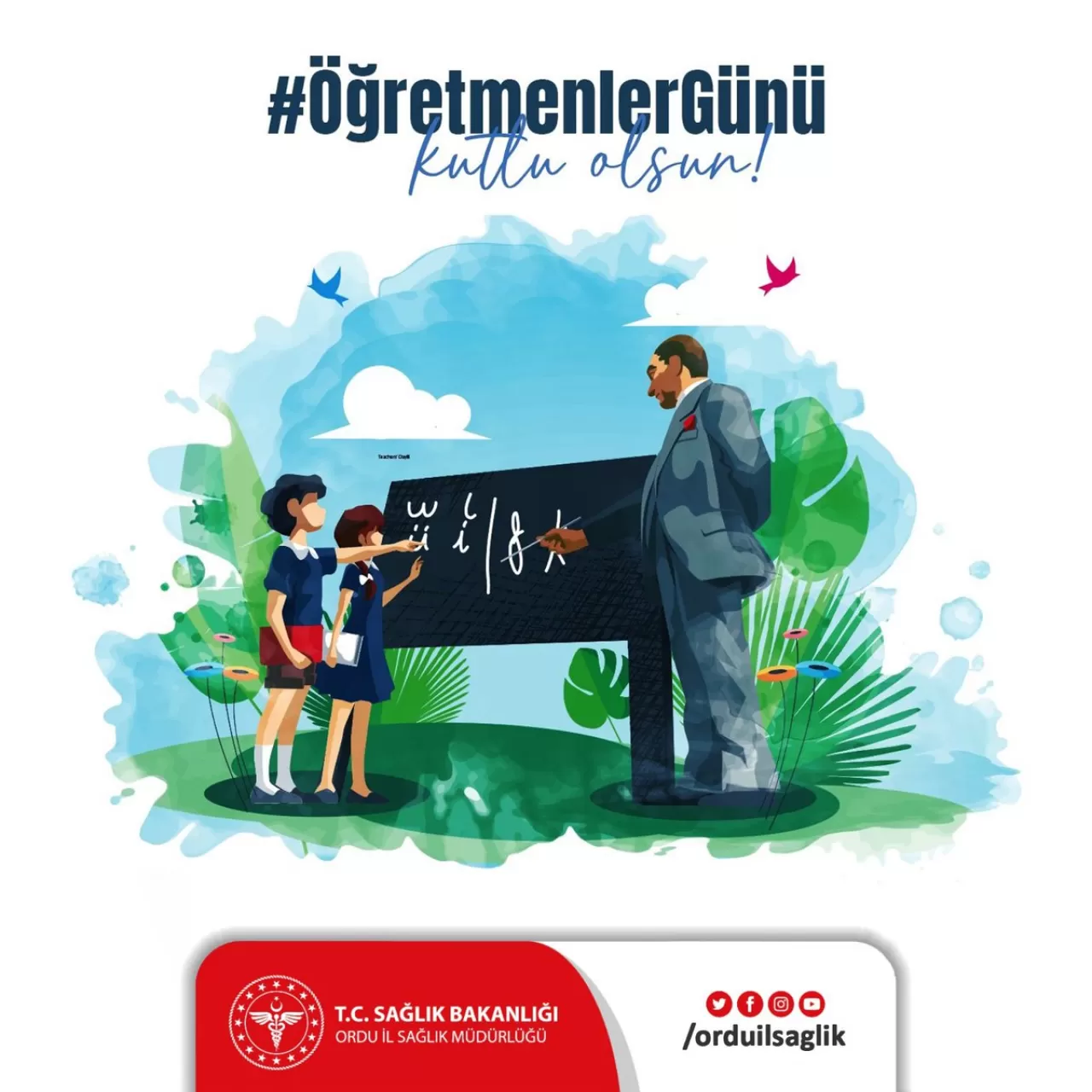 Ordu İl Sağlık Müdürlüğü'nden 24 Kasım Öğretmenler Günü Mesajı