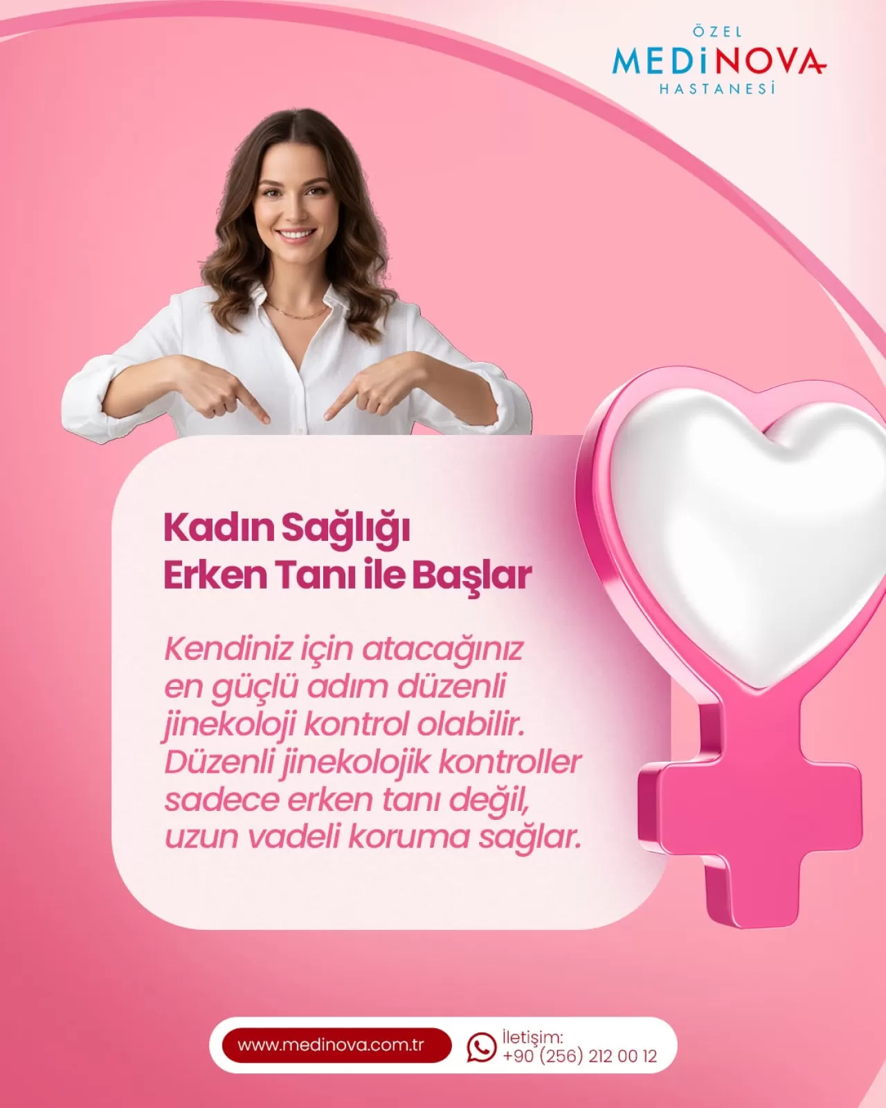 Medinova Hastanesi, Kadın Sağlığında Erken Tanının Önemine Dikkat Çekiyor