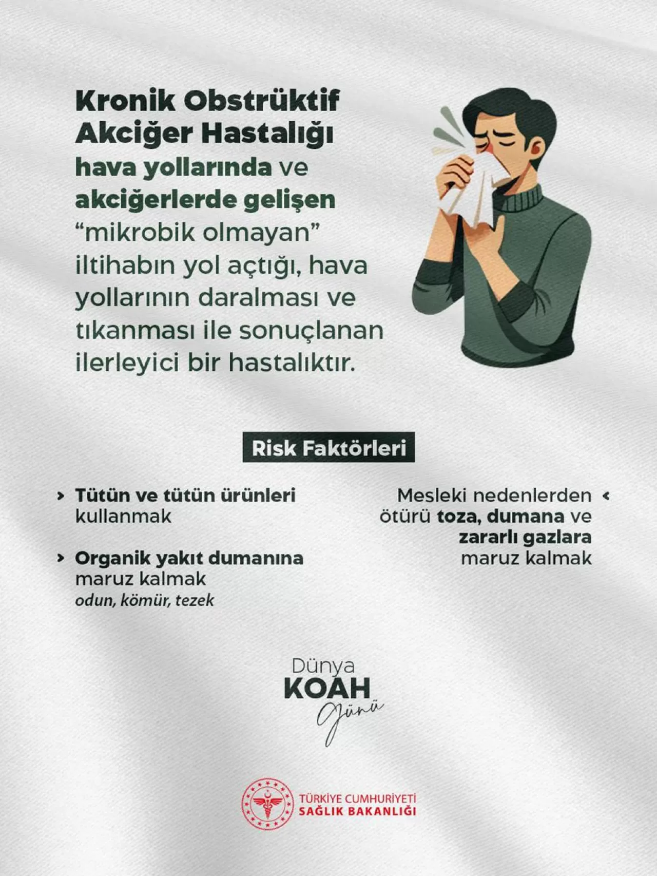 Diyarbakır Dağkapı Devlet Hastanesi'nde KOAH Farkındalık Etkinliği