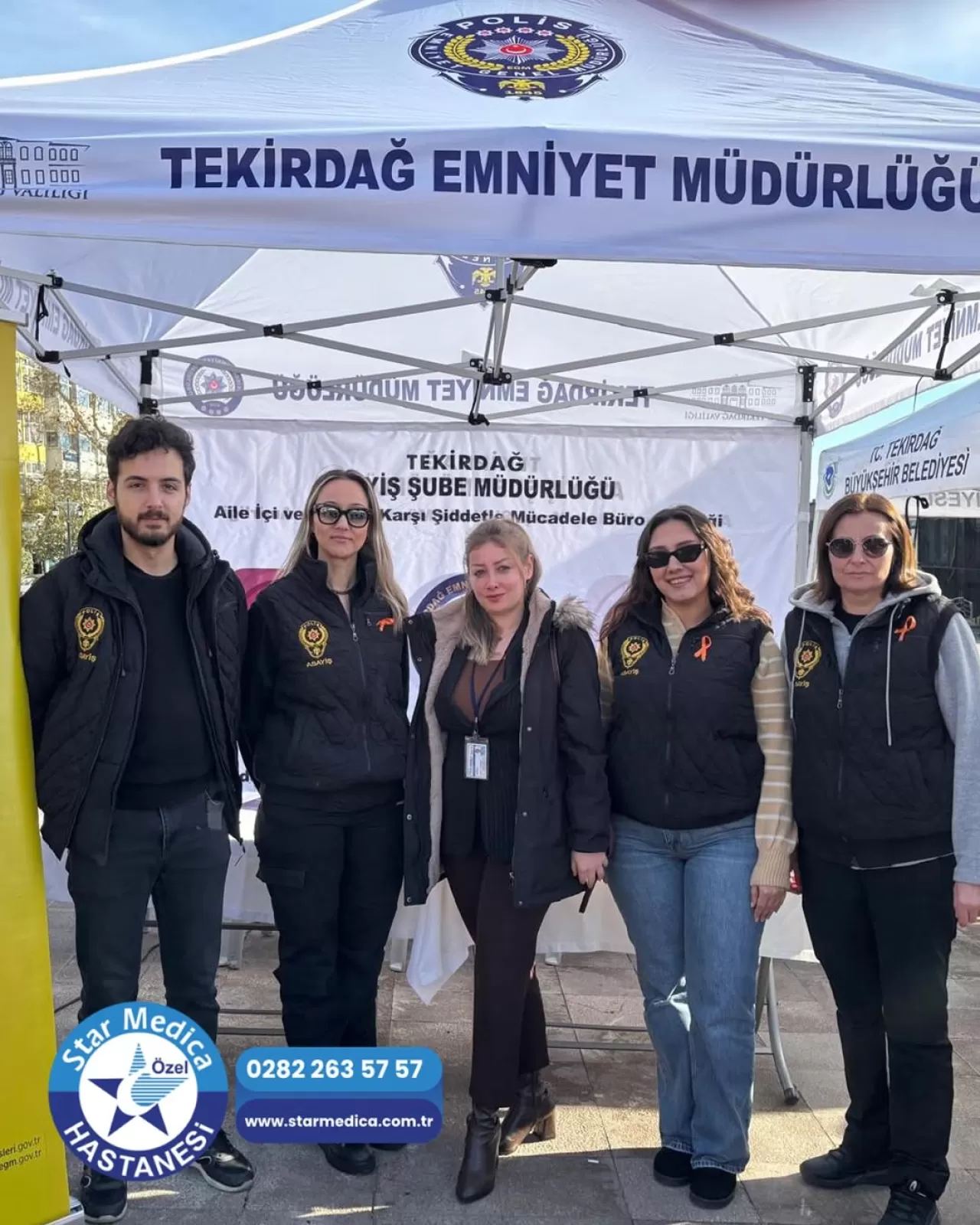 Tekirdağ'da Kadına Yönelik Şiddetle Mücadele İçin Farkındalık Etkinliği Düzenlendi