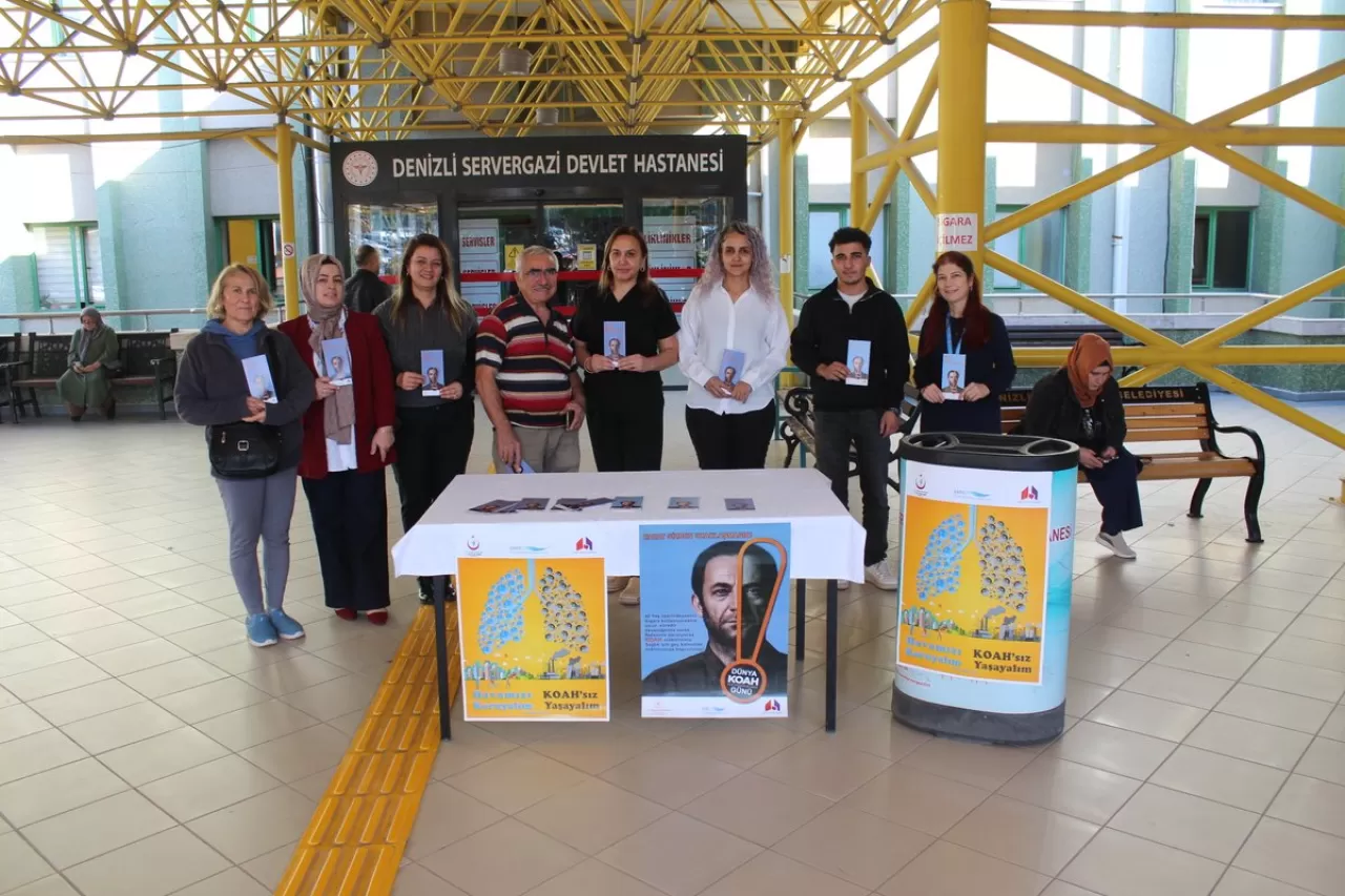 Denizli'de KOAH Farkındalığı İçin Hastanede Bilgilendirme Yapıldı