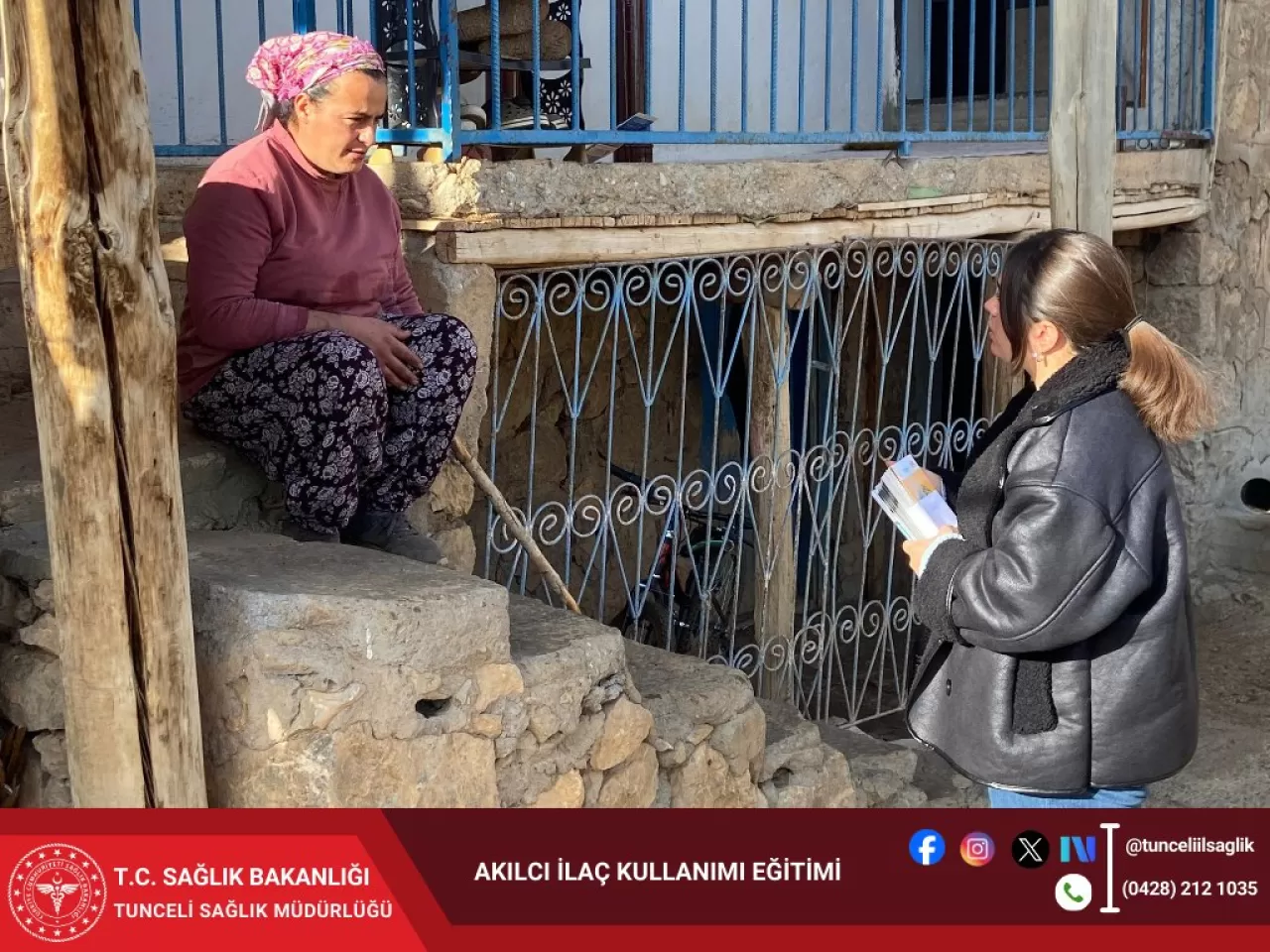 Tunceli'de Ovacık'ta Akılcı İlaç Kullanımı Eğitimi Düzenlendi