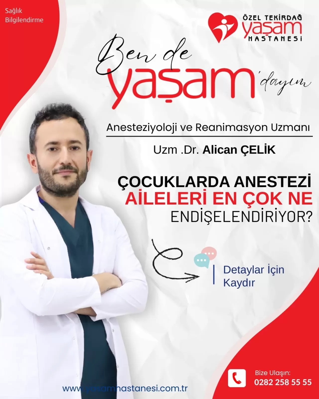 Çocuklarda Anestezi Hakkında Ailelerin Merak Ettiği Sorular Yanıt Buldu