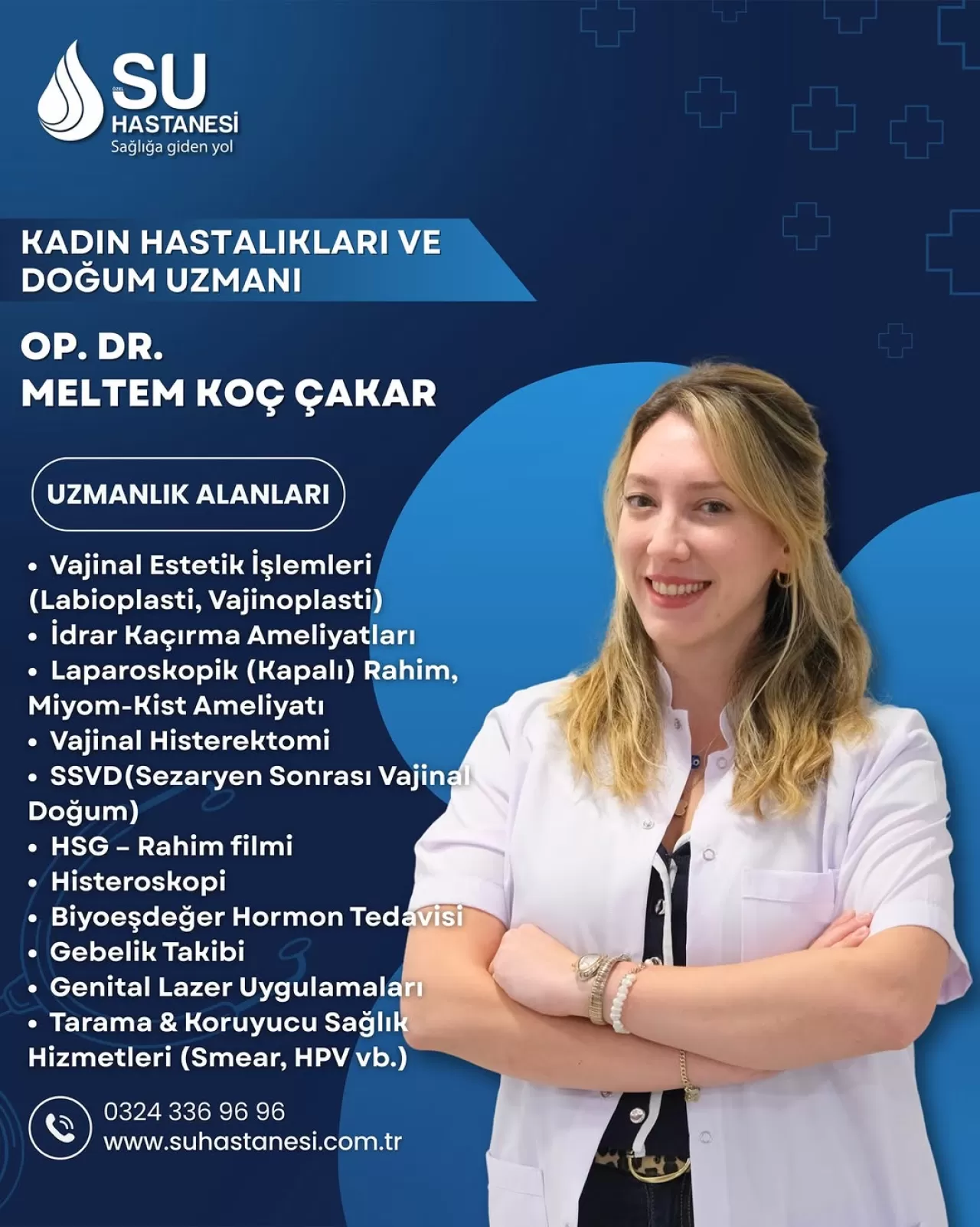 Mersin Su Hastanesi'nde Kadın Hastalıkları ve Doğum Hizmeti
