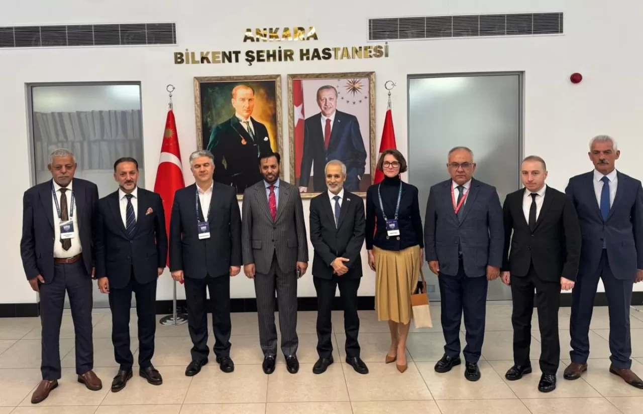 11. Türk Tıp Dünyası Kurultayı'na Katılan Ülke Temsilcileri Ankara Bilkent Şehir Hastanesi'ni Ziyaret Etti