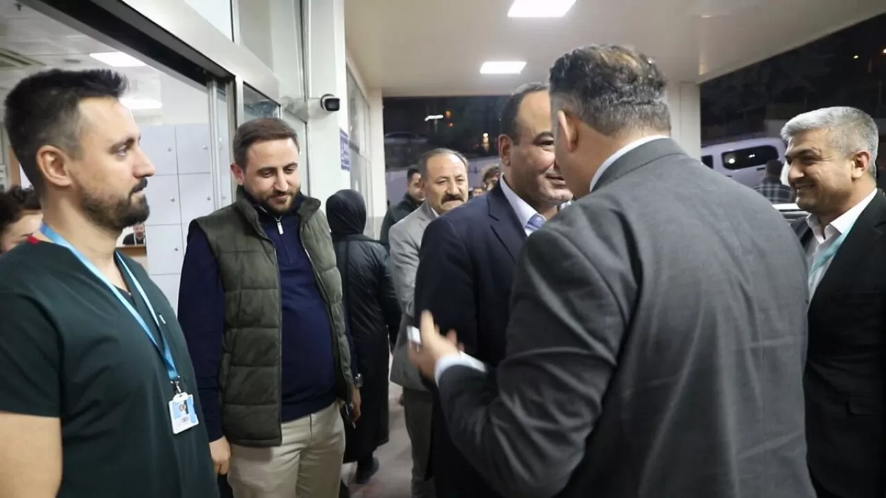 Şanlıurfa İl Sağlık Müdürü Dr. Erhan Berk Gece Acil Servis Denetimi Gerçekleştirdi