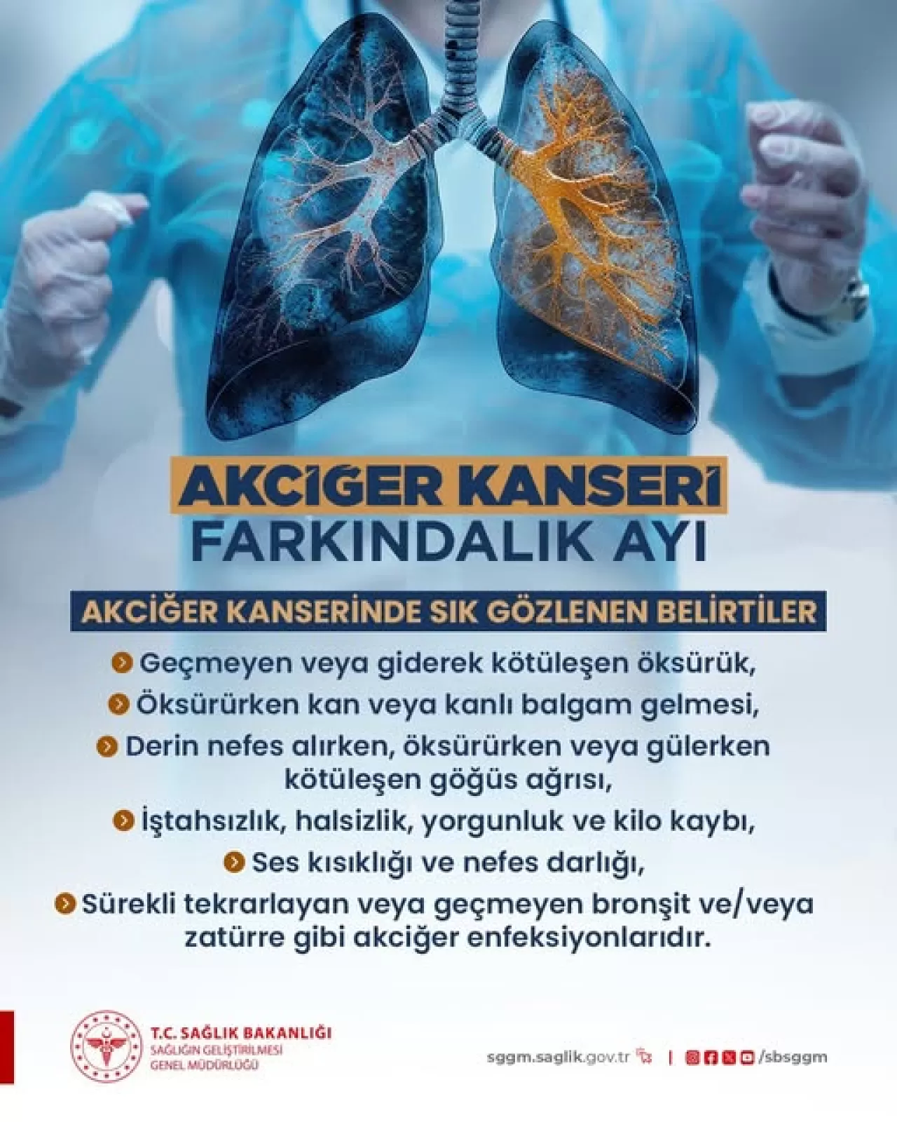 Antalya'da Akciğer Kanseri Farkındalığı: Erken Teşhis Hayat Kurtarır