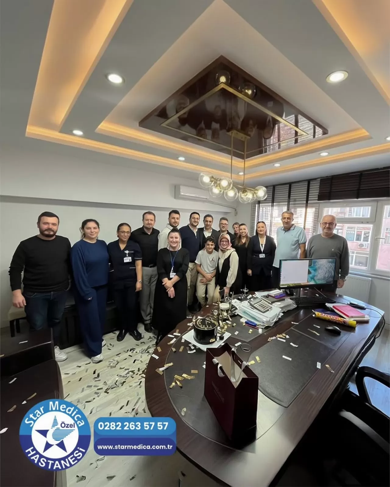 Star Medica Hastanesi Yönetim Kurulu Başkanı Salih Aykan'ın Doğum Günü Kutlandı