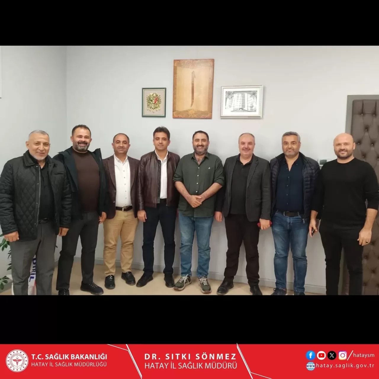 AK Parti Hatay İl Yönetimi, Hastane Başhekimi'ne Hayırlı Olsun Ziyareti Gerçekleştirdi