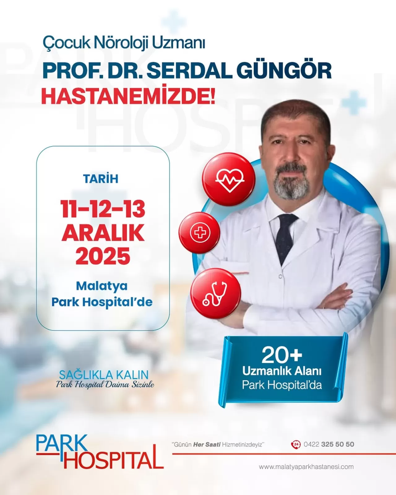 Prof. Dr. Serdal Güngör, Malatya'da Çocuk Nörolojisi Hastalarıyla Buluşuyor