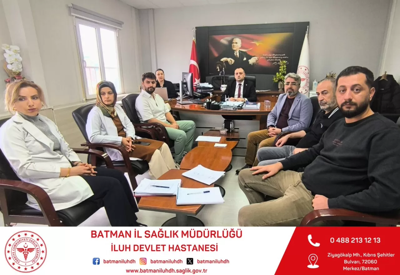Batman İluh Devlet Hastanesi'nde İş Sağlığı ve Güvenliği Kurulu Toplantısı Gerçekleştirildi