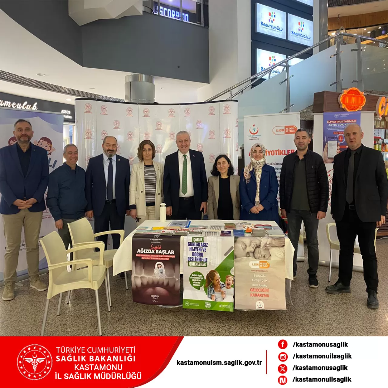 Kastamonu'da Dünya Antimikrobiyal Direnç Farkındalık Haftası'na Dikkat Çekildi