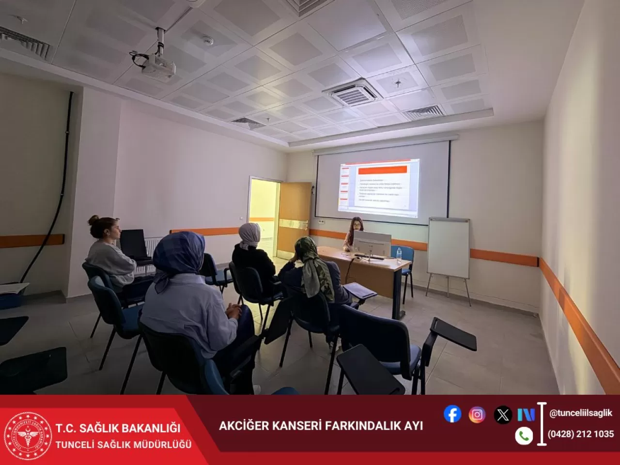 Akciğer Kanseri Farkındalık Eğitimi Tunceli'de Gerçekleştirildi
