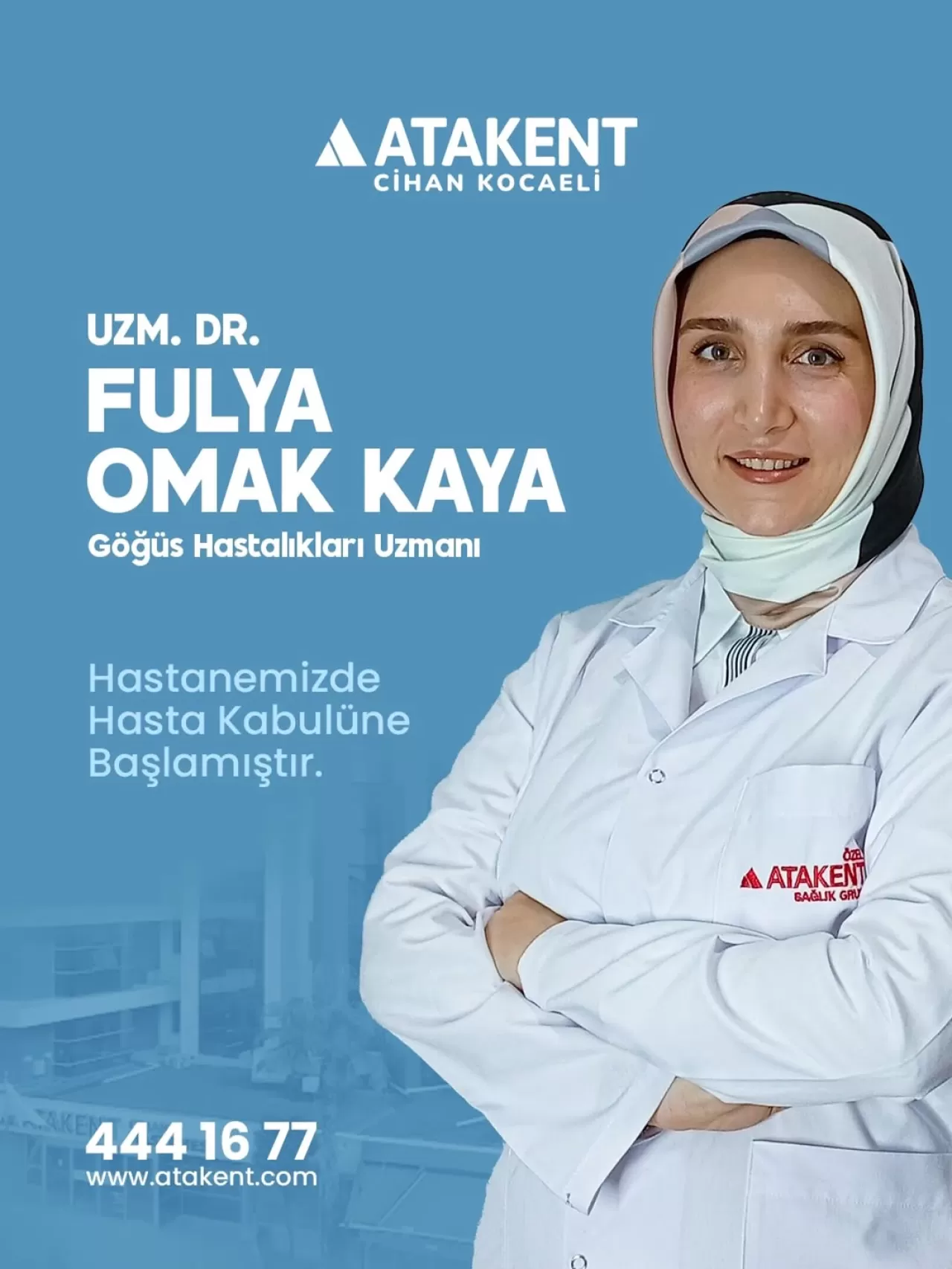 Atakent Cihan Hastanesi'ne Yeni Göğüs Hastalıkları Uzmanı