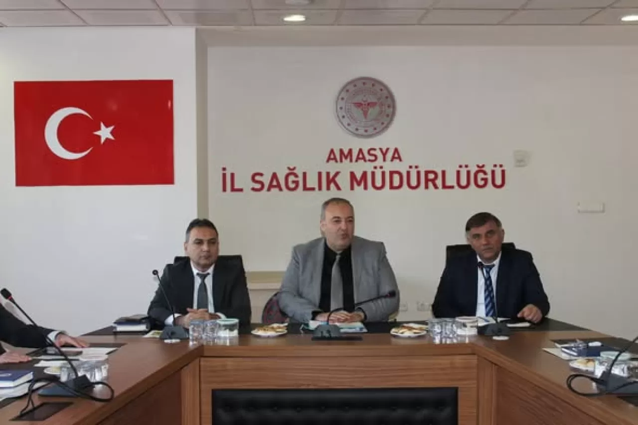 Amasya İl Sağlık Müdürlüğü'nde İdari ve Mali Değerlendirme Toplantısı Yapıldı