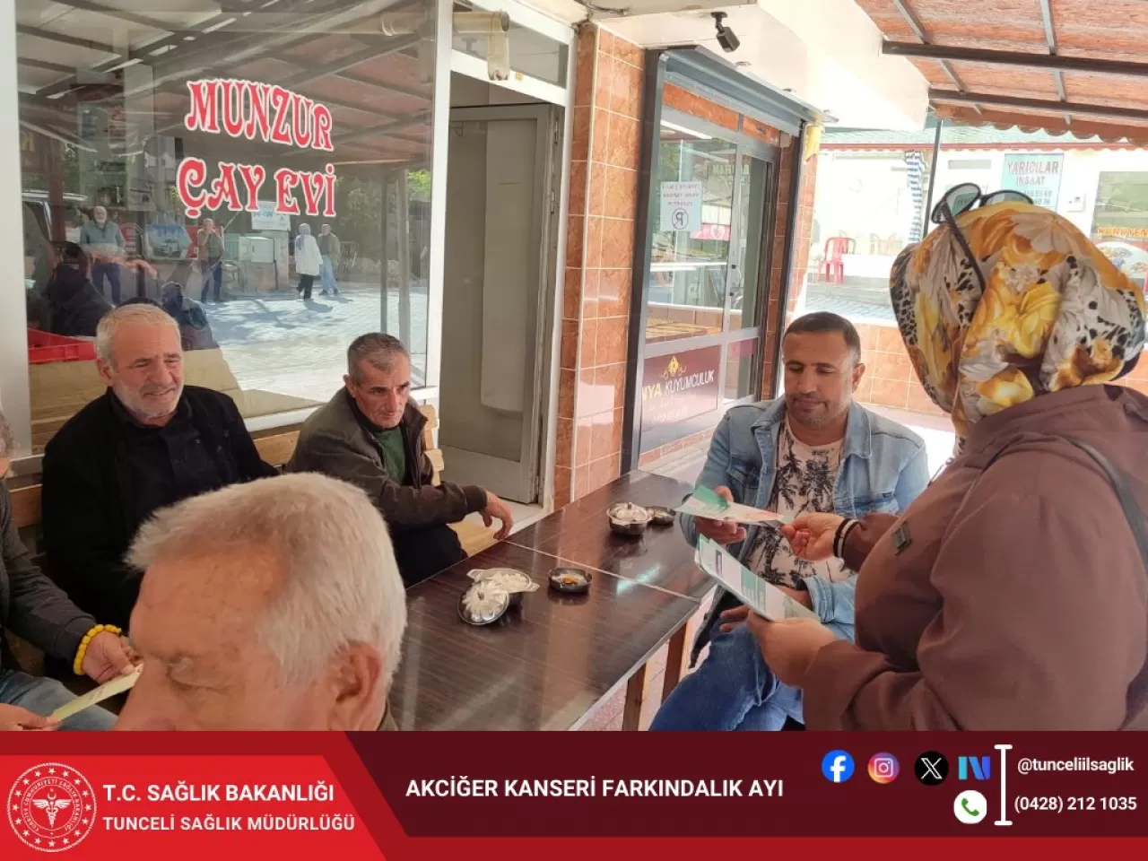 Tunceli'de Akciğer Kanseri Farkındalık Çalışması: Erken Teşhis Vurgusu