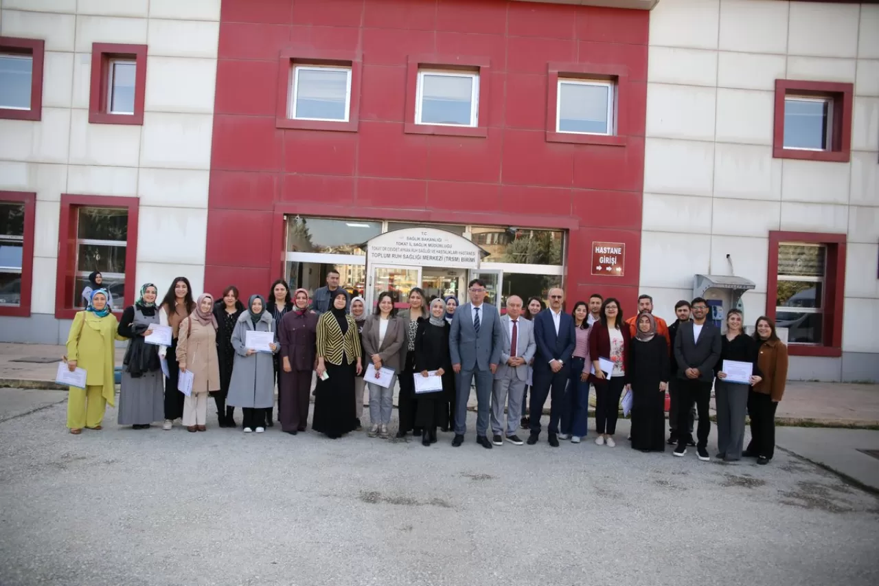 Tokat'ta Psikiyatri Hemşireliği Eğitimi Tamamlandı