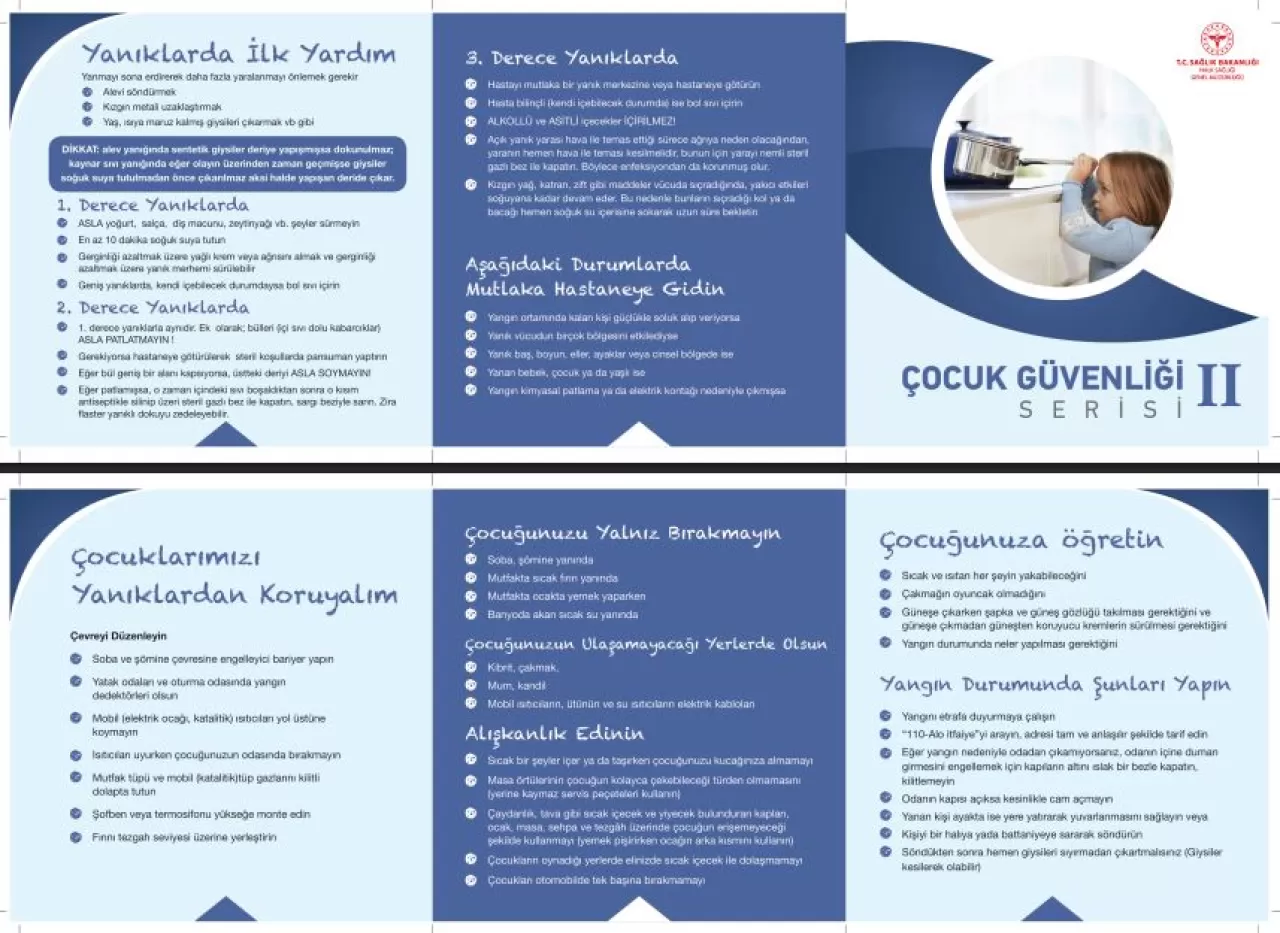 Yalova İl Sağlık Müdürlüğü'nden Ailelere Yanık Tedavisinde İlk Yardım Uyarısı
