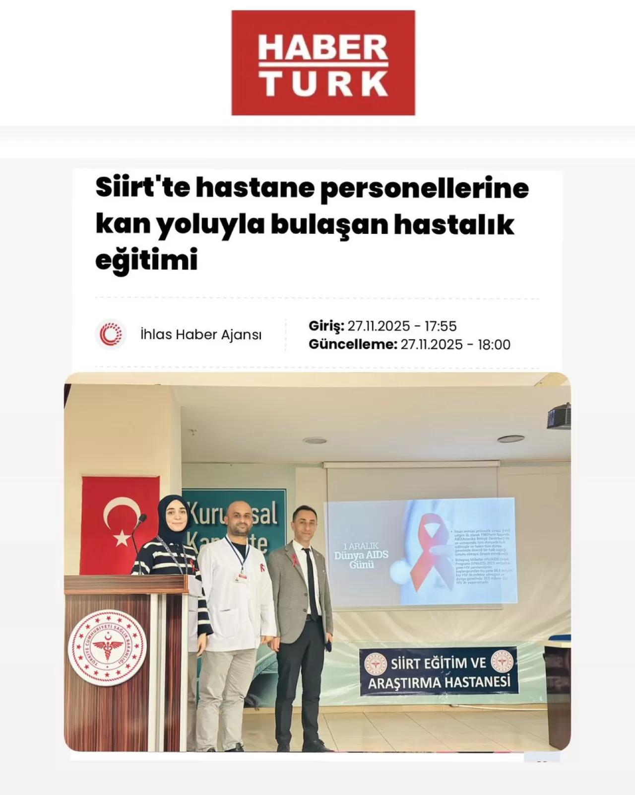Siirt Eğitim ve Araştırma Hastanesi, Sağlık Hizmetlerinde Markalaşıyor