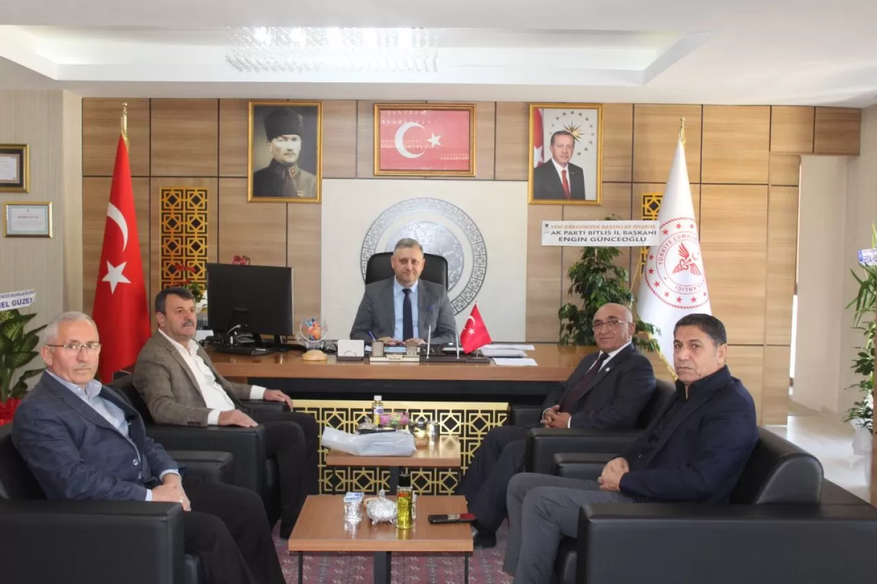 Bitlis'te Sağlık-Sen'den Yeni İl Sağlık Müdürüne Hayırlı Olsun Ziyareti