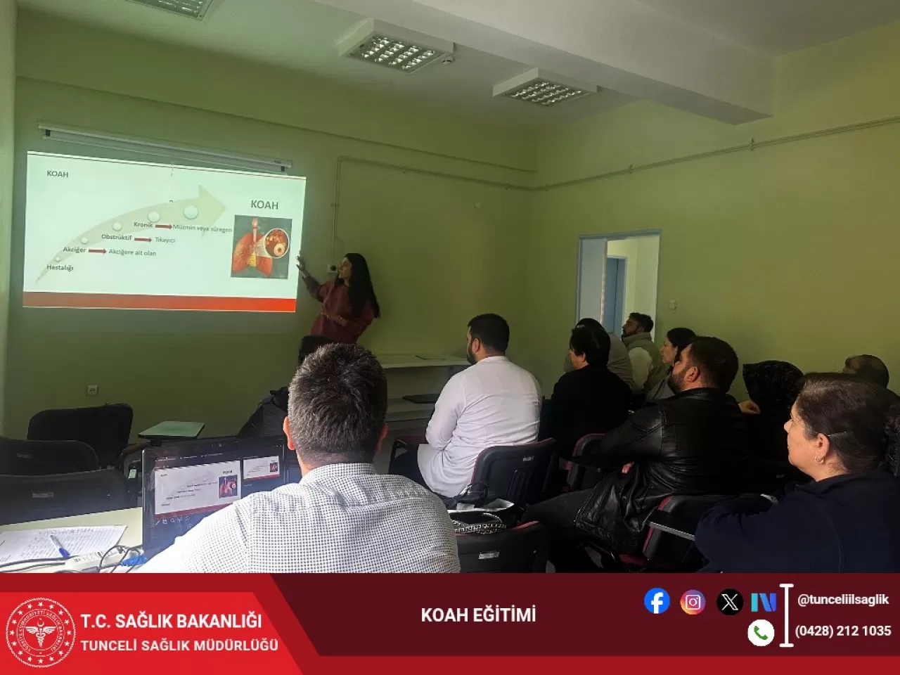 Tunceli'de Sağlık Personeline KOAH Farkındalık Eğitimi Verildi