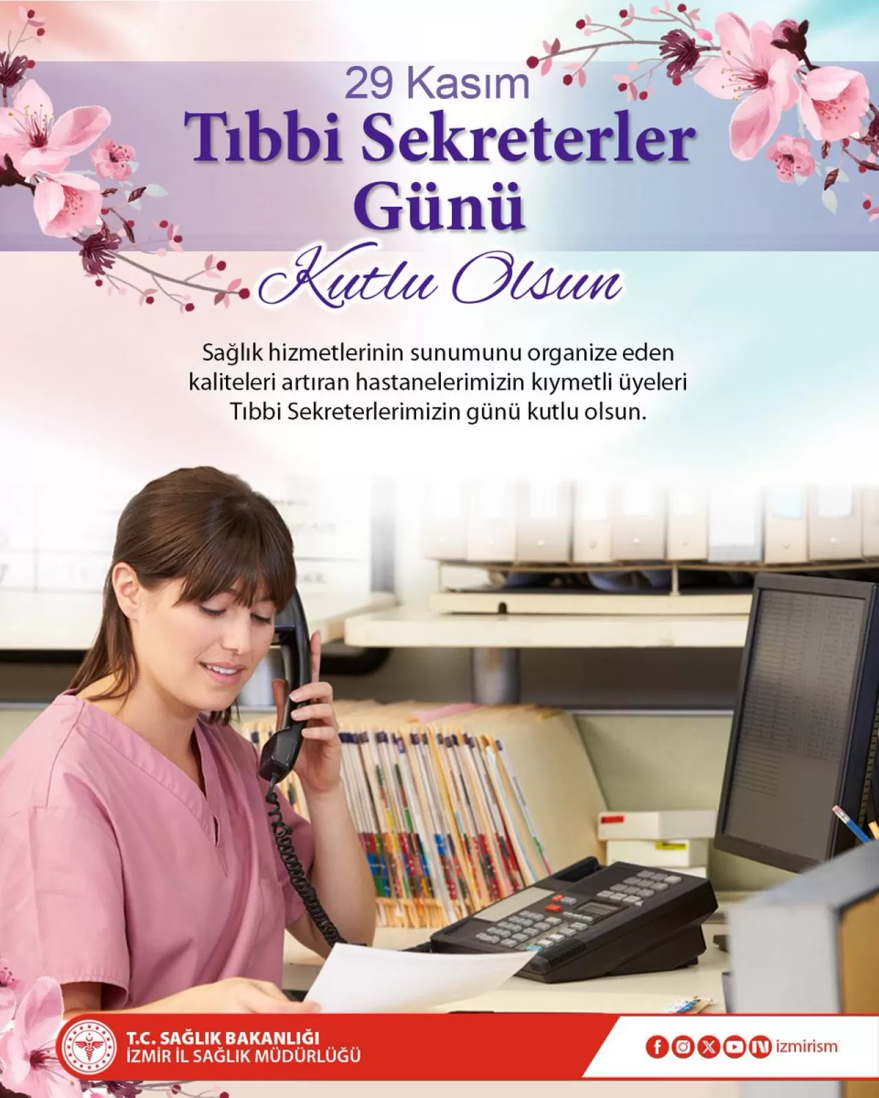 İzmir'de Tıbbi Sekreterler Günü Kutlandı