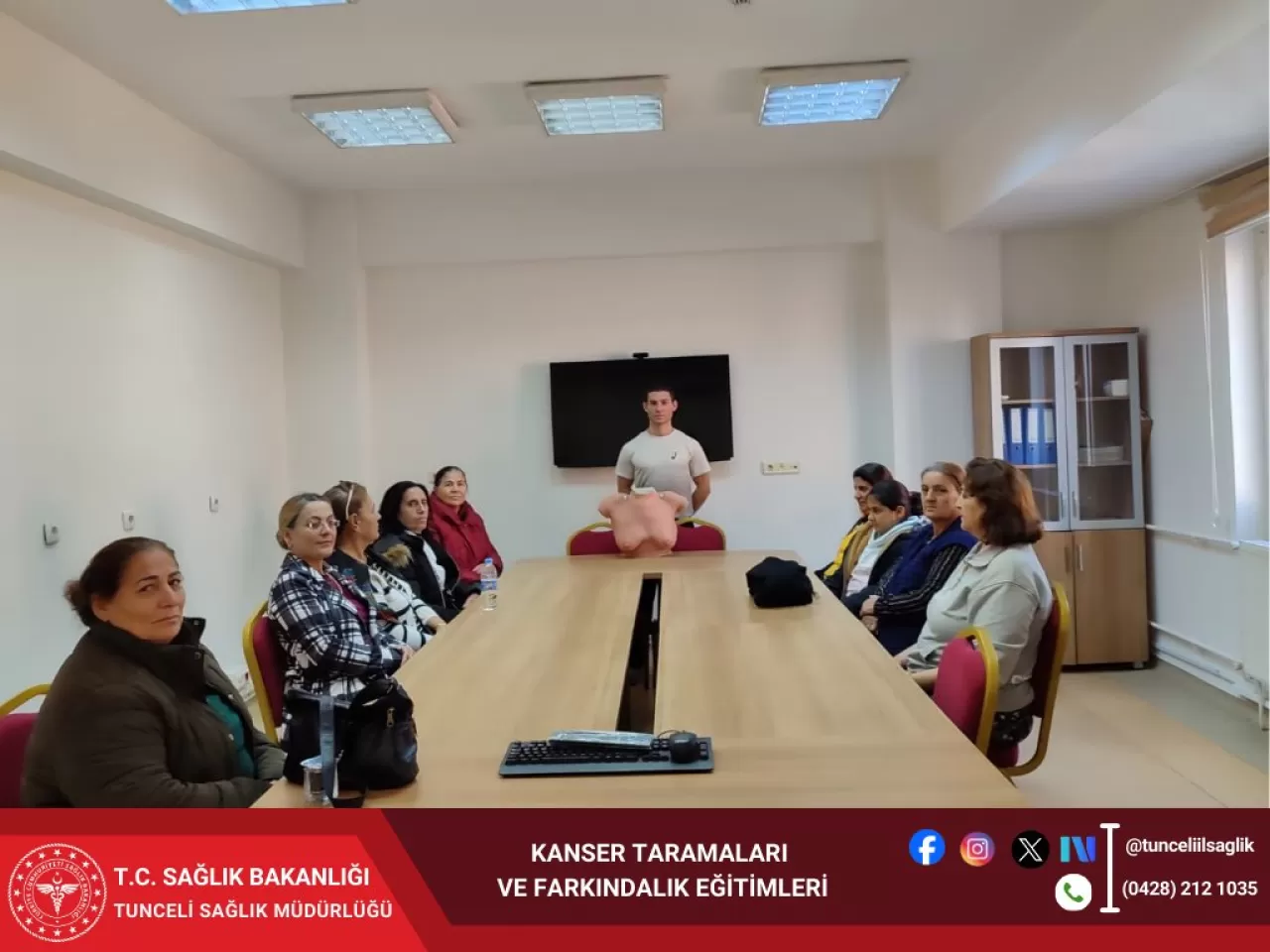 Tunceli'de Kanser Taramaları İle Erken Teşhis Hayat Kurtarıyor