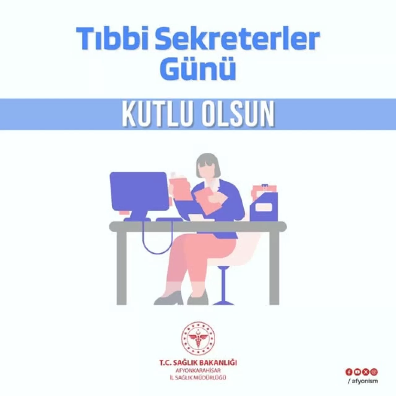 Afyonkarahisar'da Tıbbi Sekreterler Günü Kutlandı