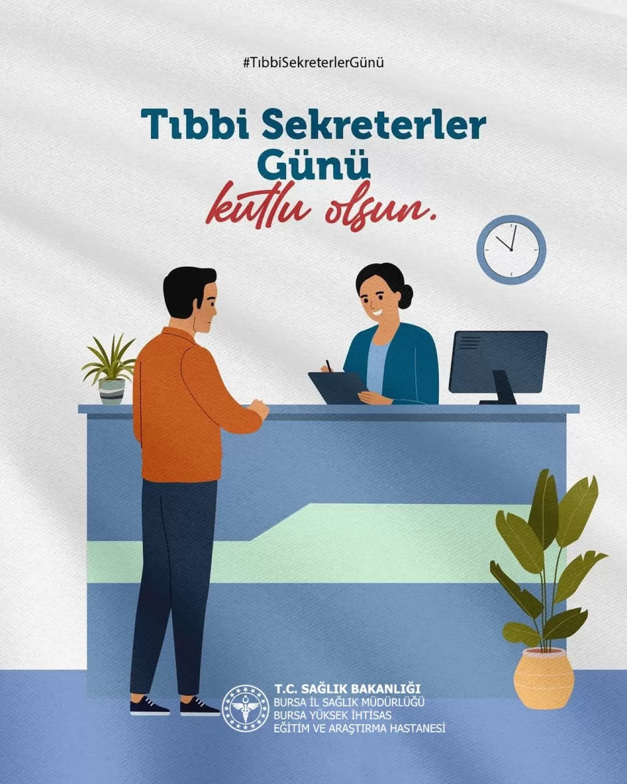 Bursa'da Tıbbi Sekreterler Günü Kutlandı