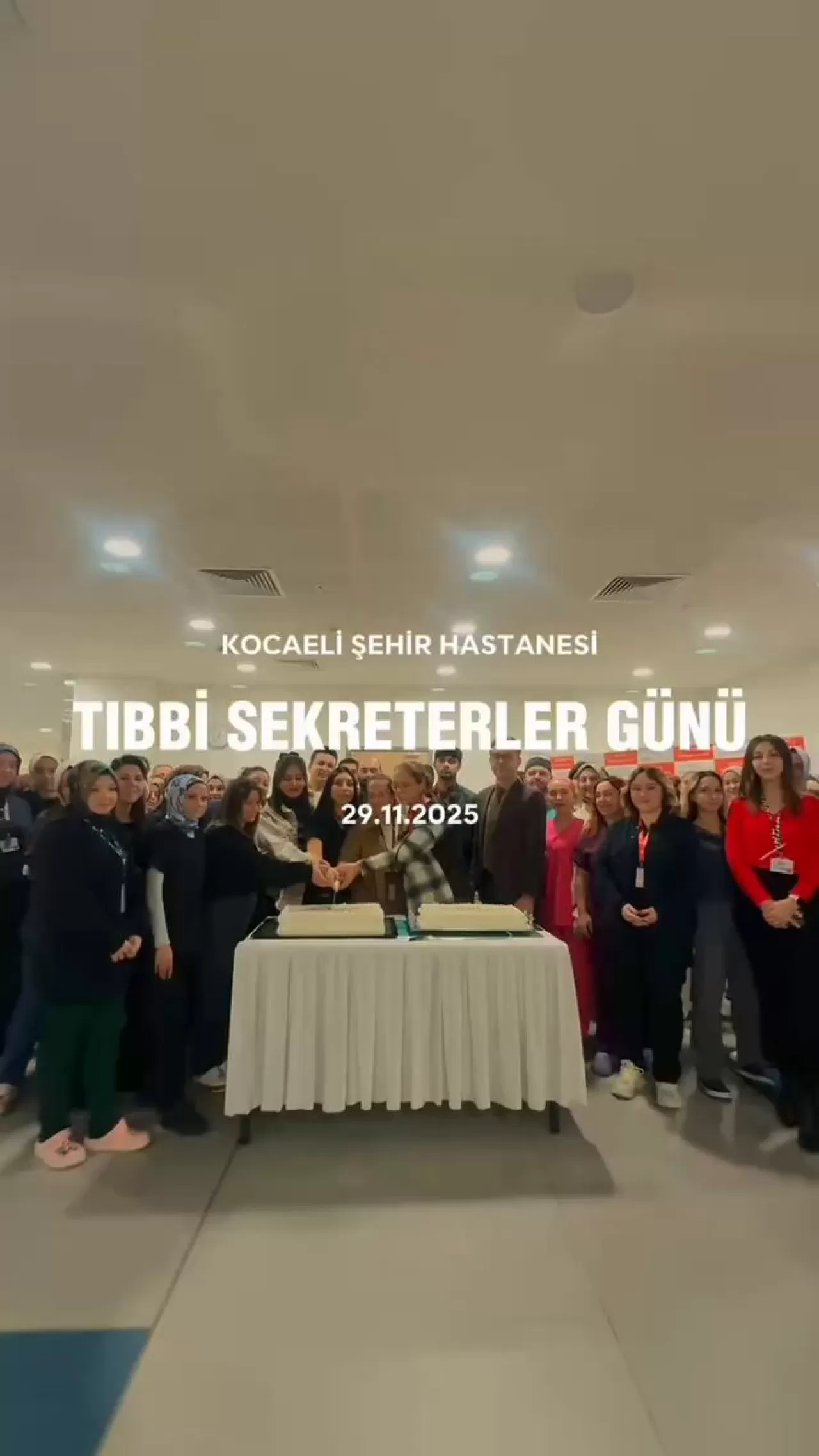 Kocaeli Şehir Hastanesi'nde Tıbbi Sekreterler Günü Kutlaması