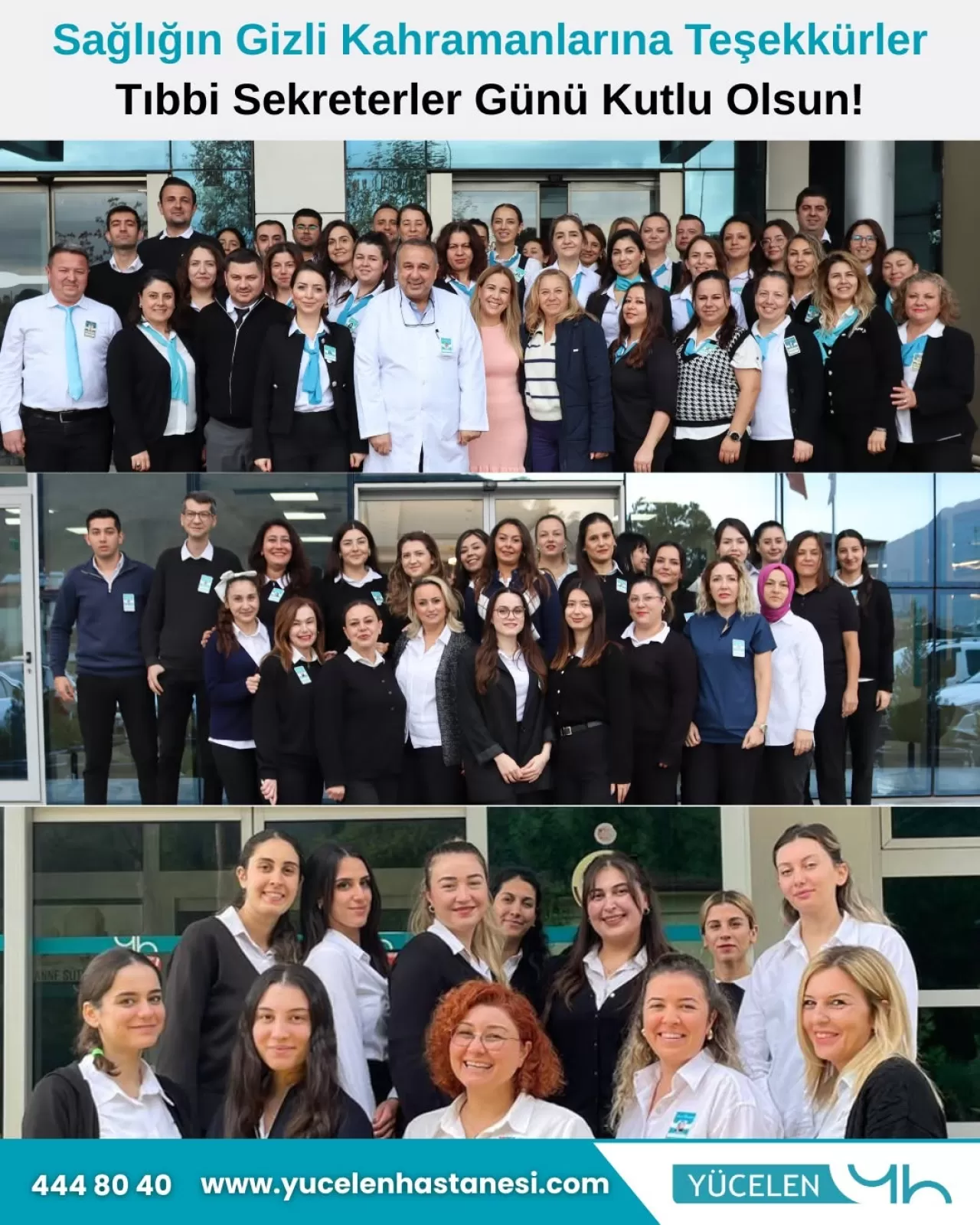 Muğla Yücelen Hastanesi'nden Tıbbi Sekreterlere Anlamlı Kutlama