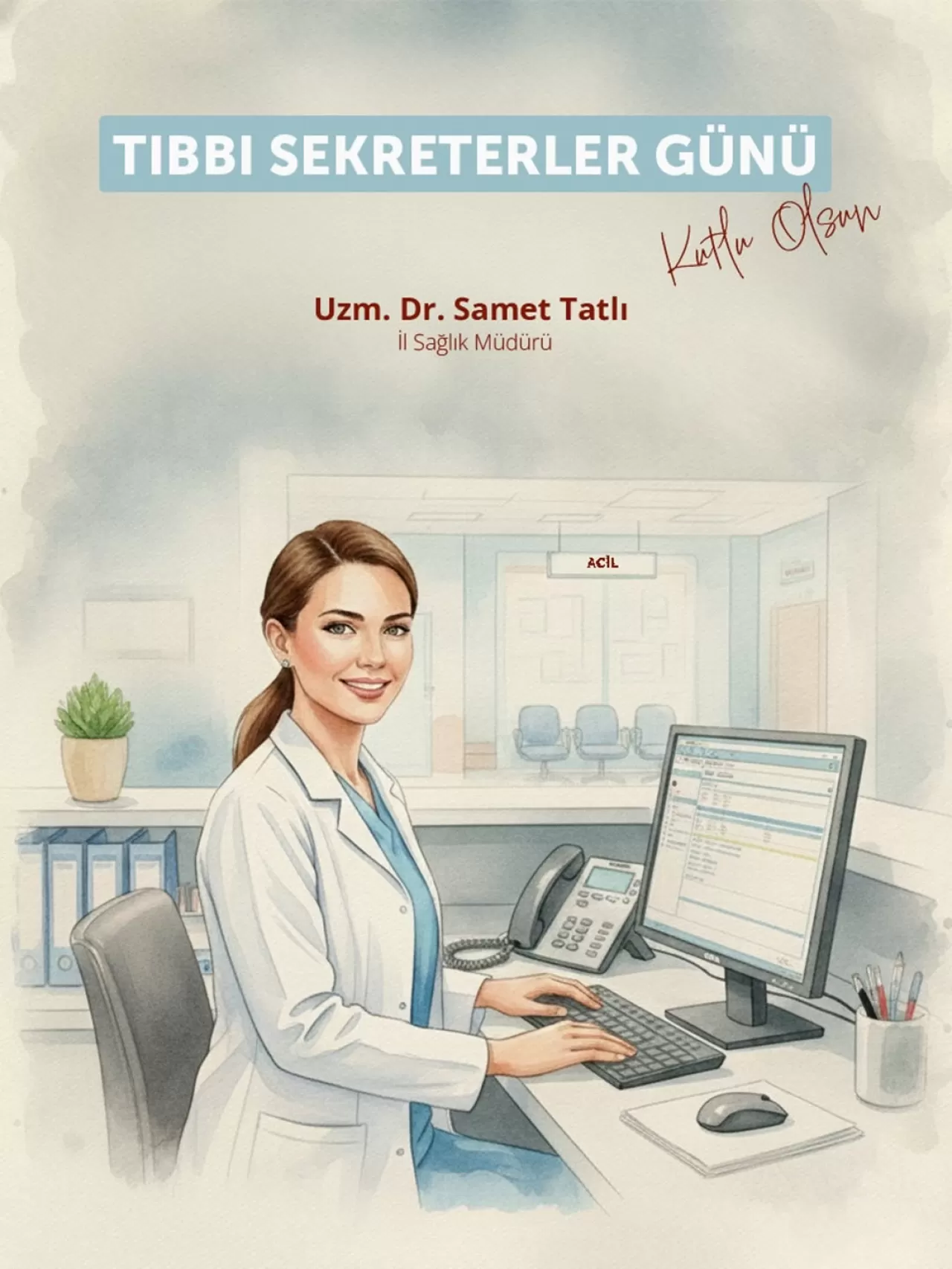 Bingöl'de Tıbbi Sekreterler Günü Kutlandı