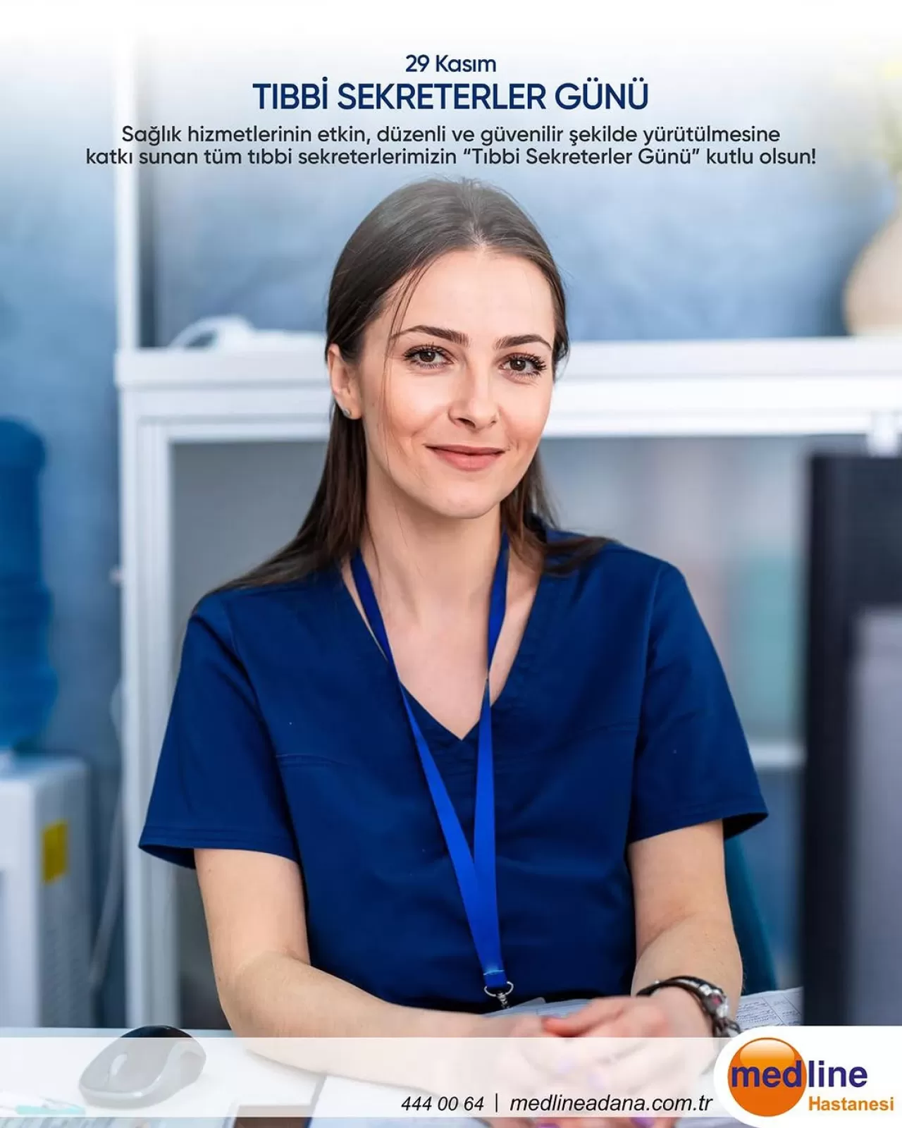 Medline Adana Hastanesi'nden Tıbbi Sekreterler Günü Mesajı