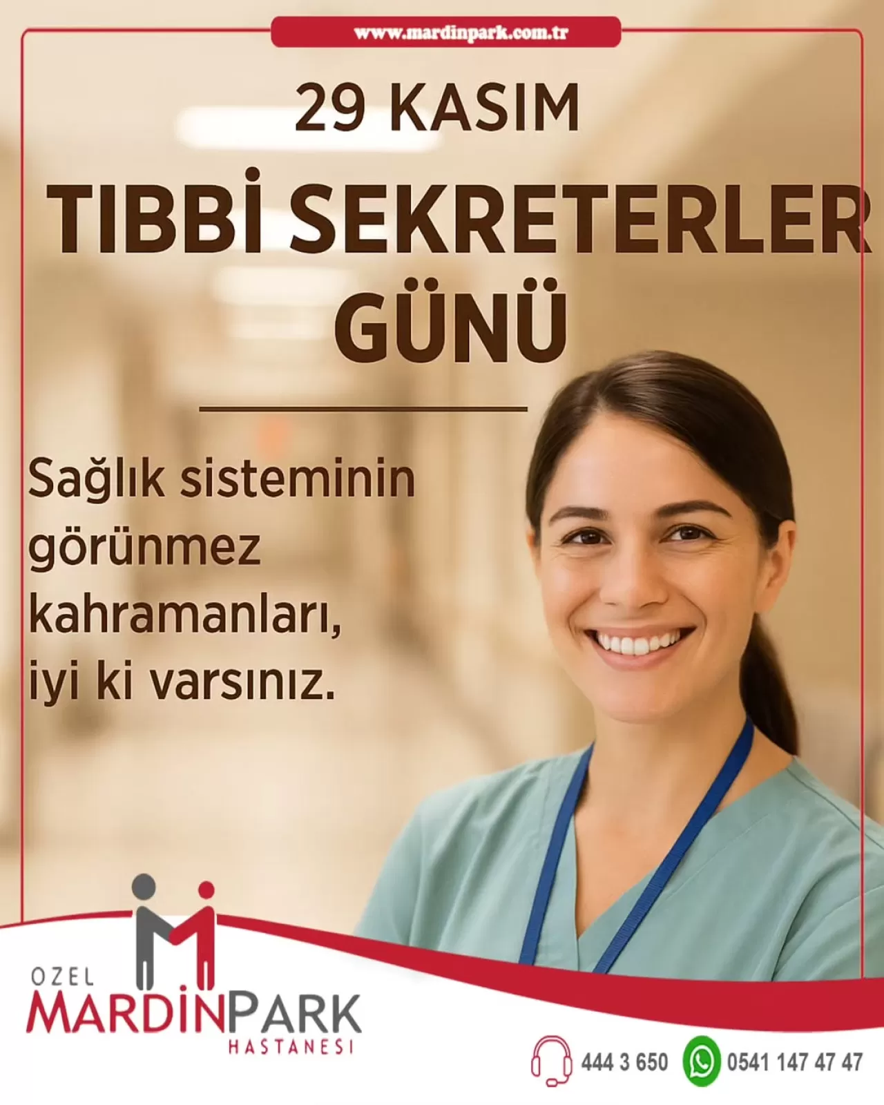 Mardin'de 29 Kasım Tıbbi Sekreterler Günü Kutlandı