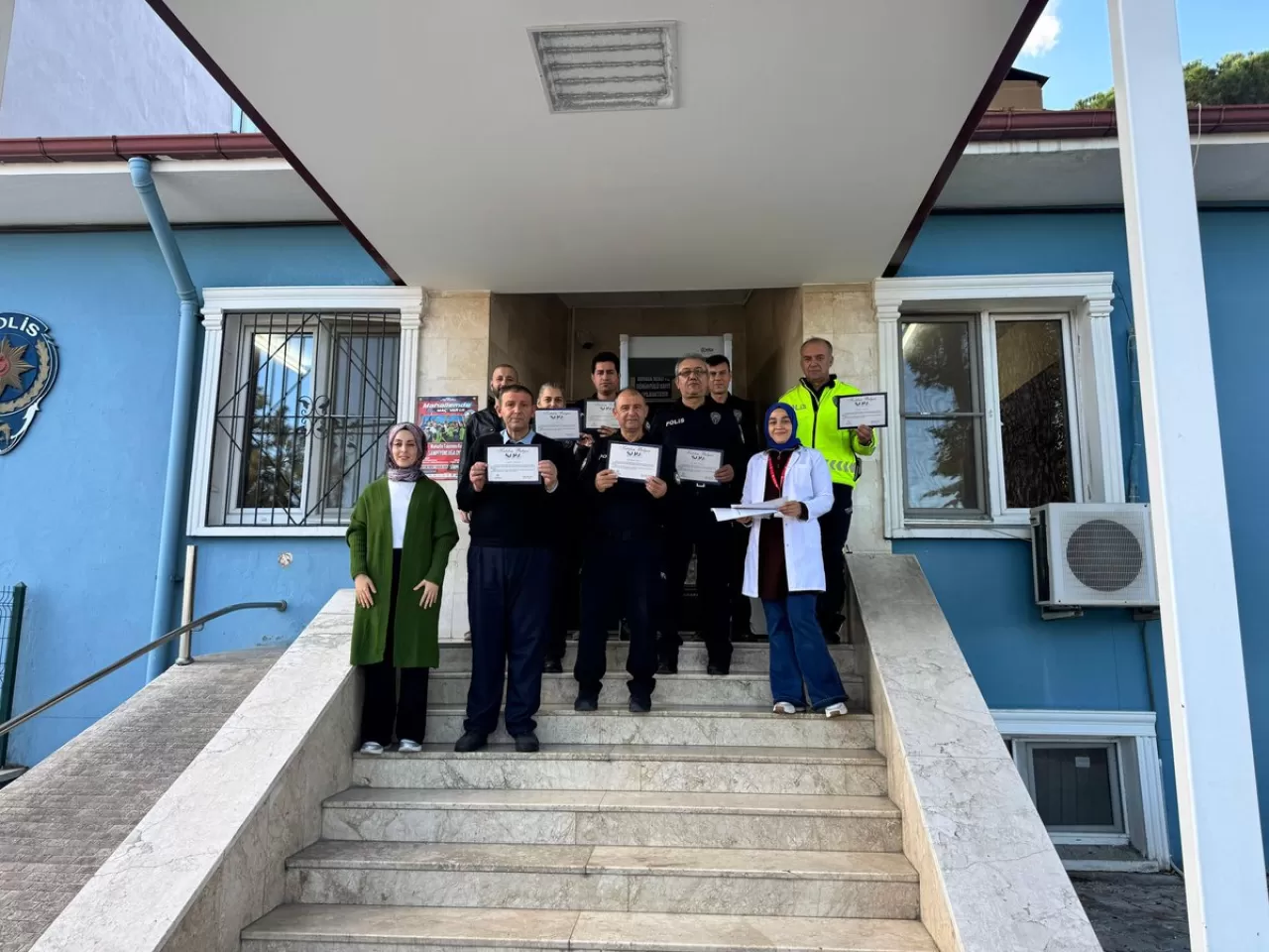 Babadağ İlçe Emniyet Personeline Sağlık Eğitimi ve Sertifika