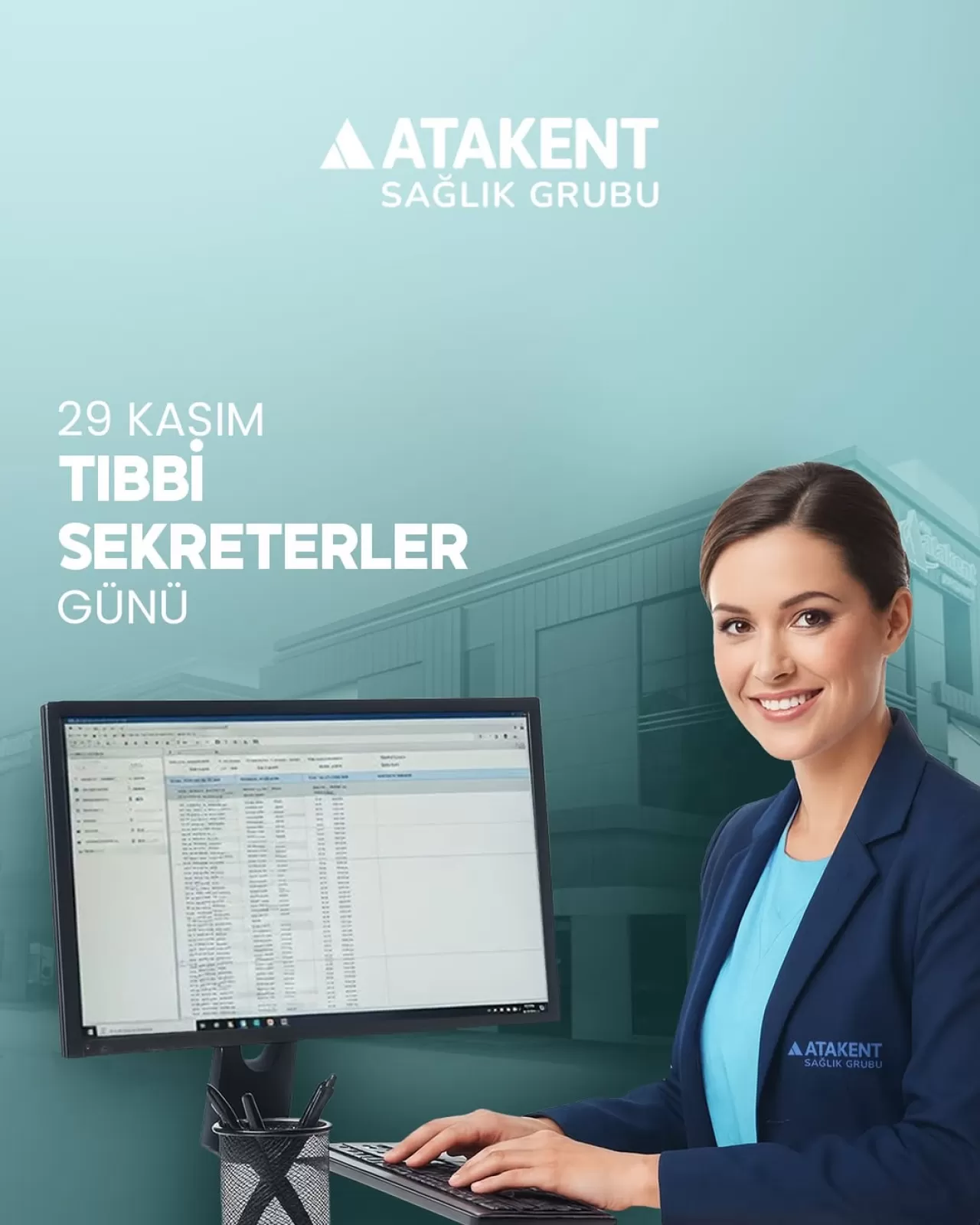 Yalova Özel Atakent Hastanesi'nden Tıbbi Sekreterler Günü Mesajı