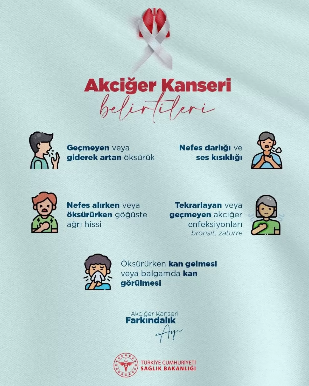 Bingöl'de Akciğer Kanseri Farkındalık Ayı'nda Erken Teşhisin Önemi Vurgulandı