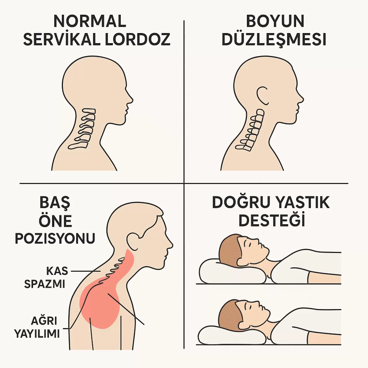 Modern Yaşamın Sessiz Tehdidi: Boyun Düzleşmesi ve Gözden Kaçan Belirtileri