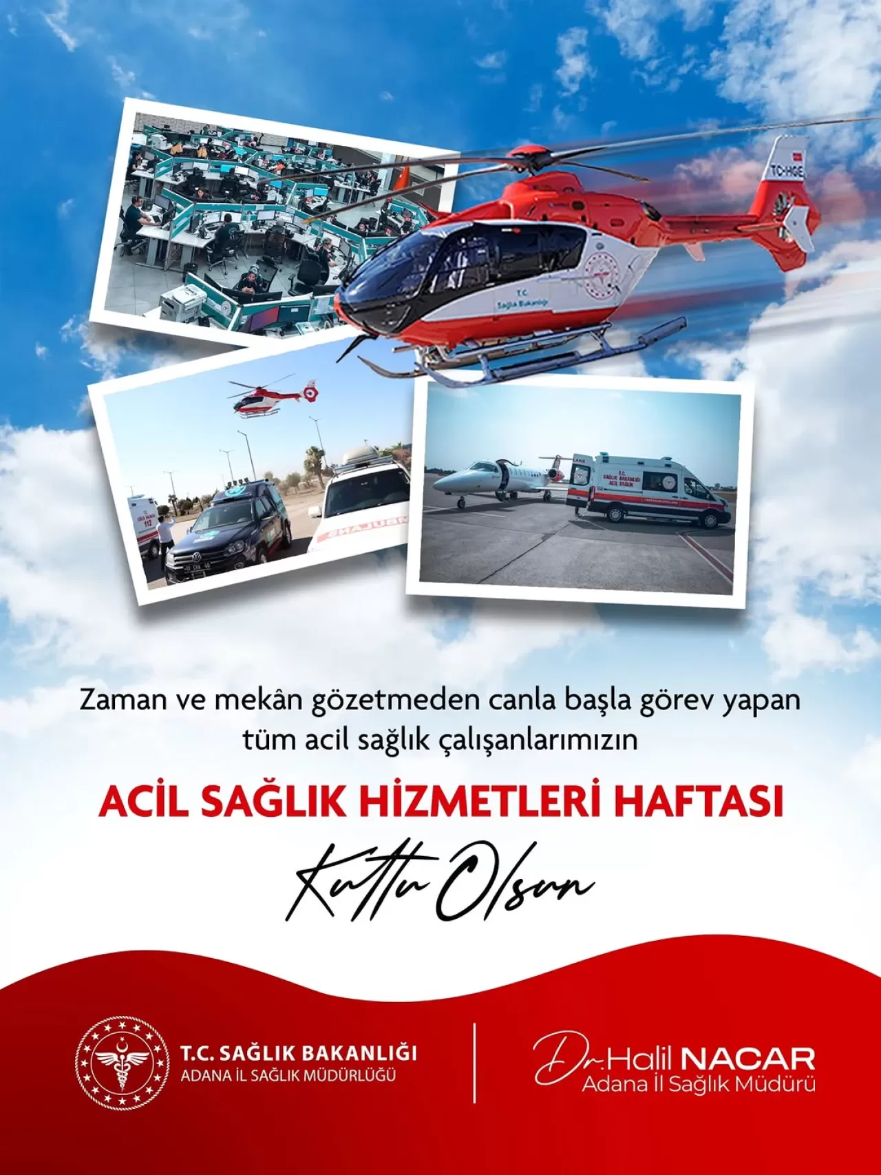 Adana'da Acil Sağlık Hizmetleri Haftası Kutlandı