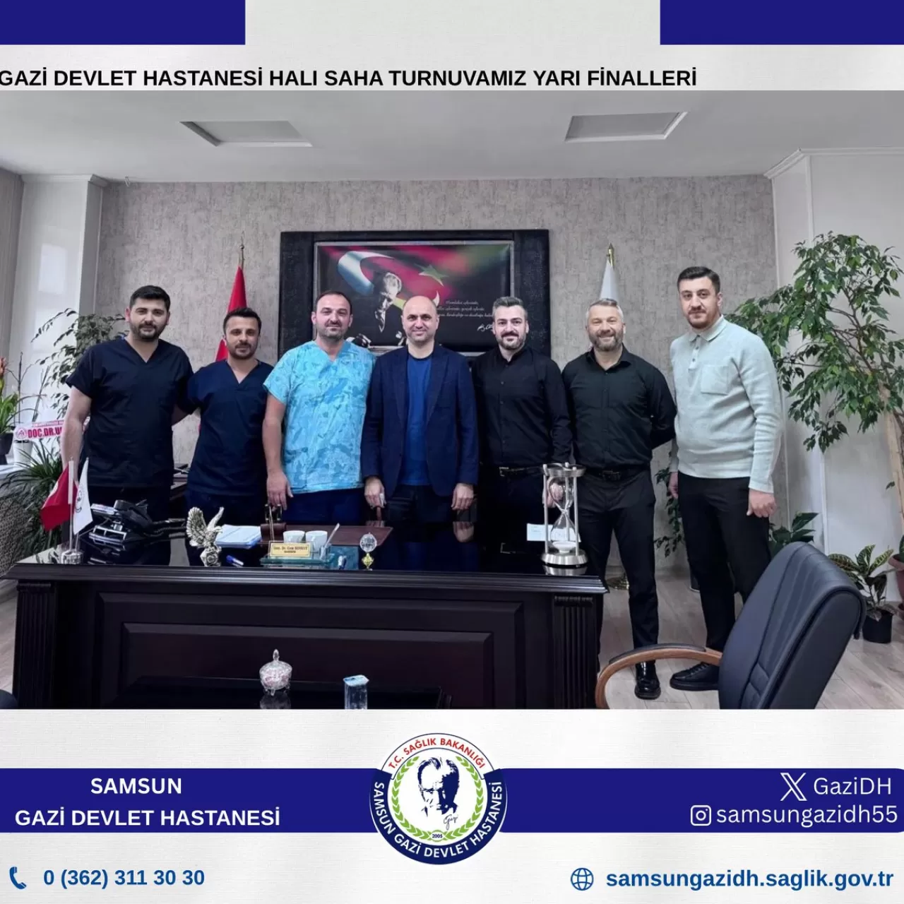 Gazi Devlet Hastanesi Halı Saha Turnuvasında Final Heyecanı