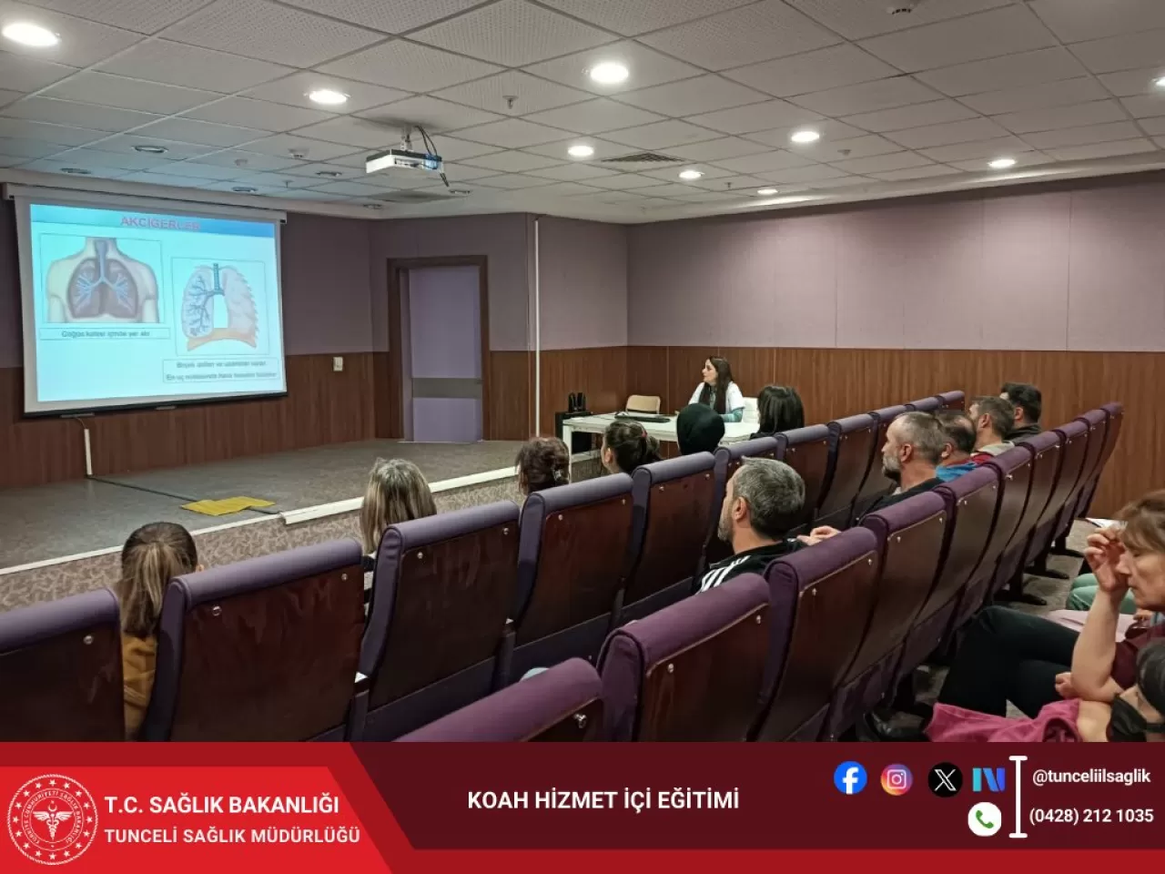 Tunceli'de KOAH Farkındalık Eğitimi ile Sağlık Hizmetleri Güçlendiriliyor