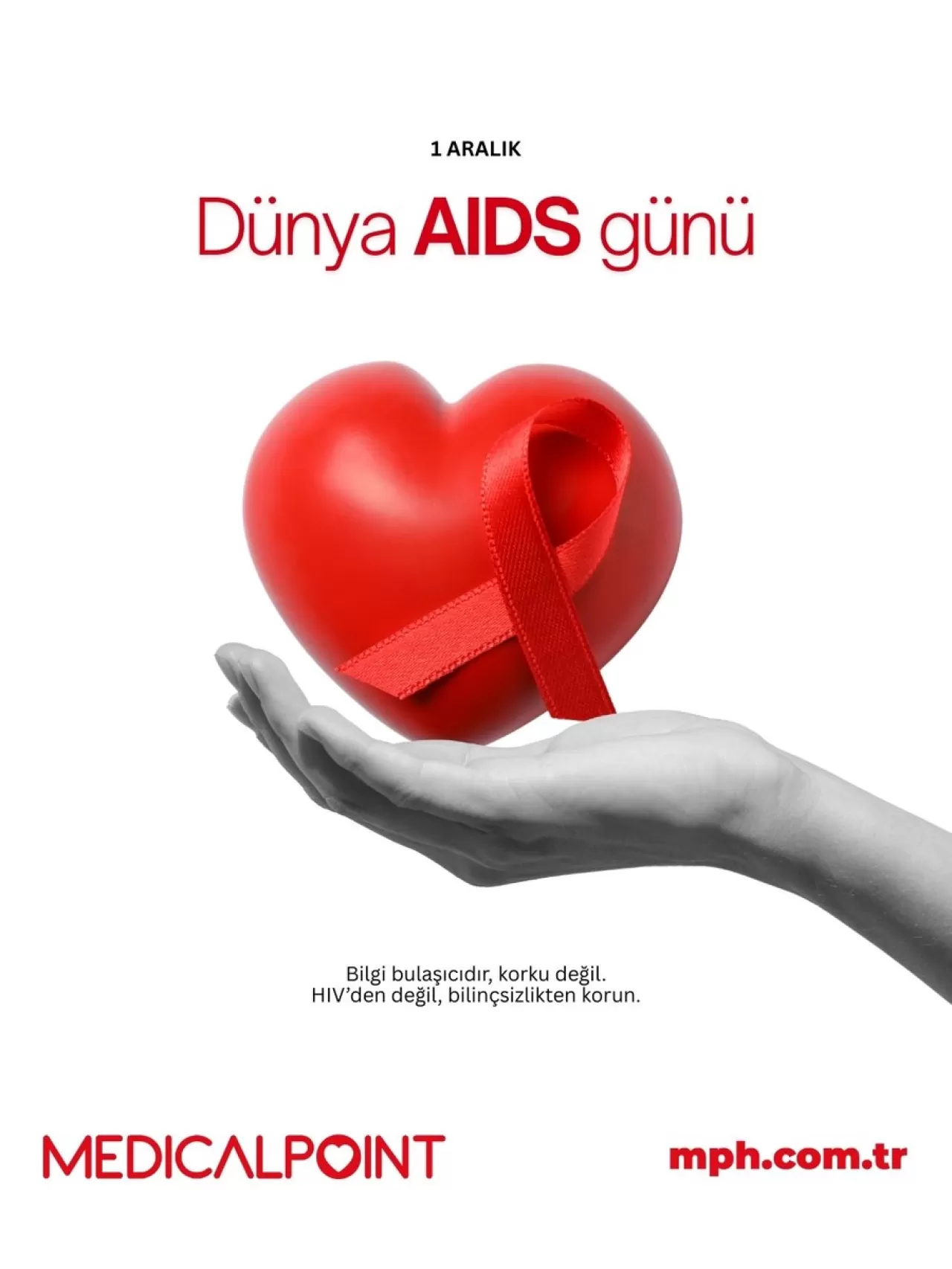 Medical Point Gaziantep Hastanesi, 1 Aralık Dünya AIDS Günü'nde Erken Tanının Önemine Dikkat Çekti