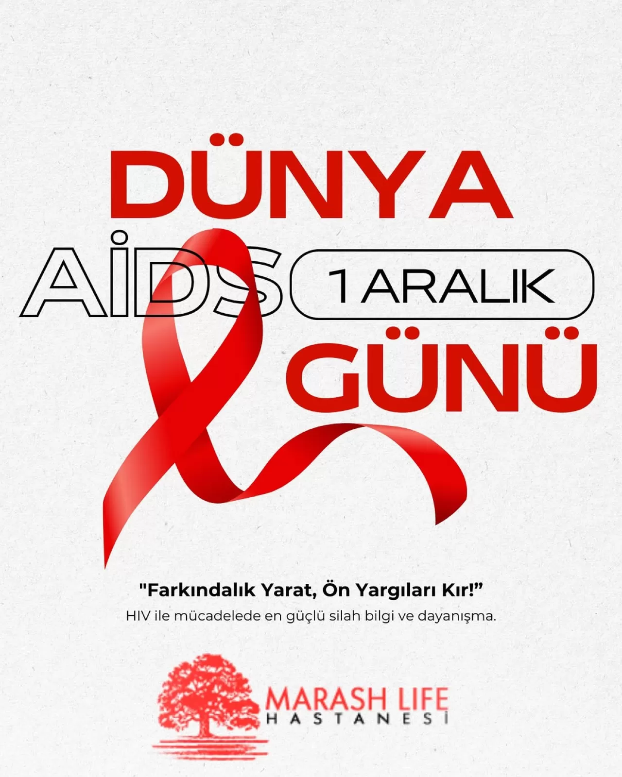 1 Aralık Dünya AIDS Günü: Farkındalık ve Dayanışma Vurgusu