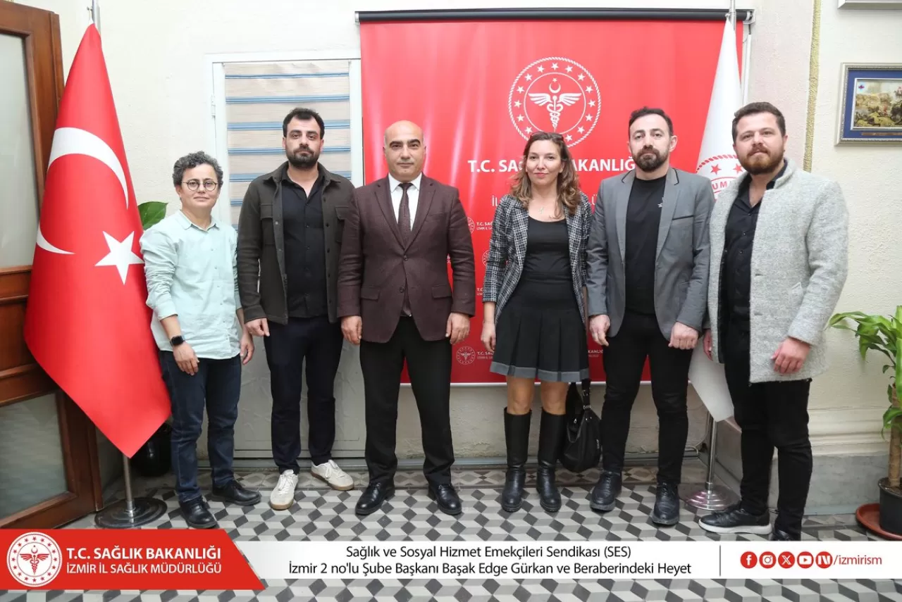 Sağlık Emekçileri Sendikası SES İzmir İl Sağlık Müdürü'nü Ziyaret Etti