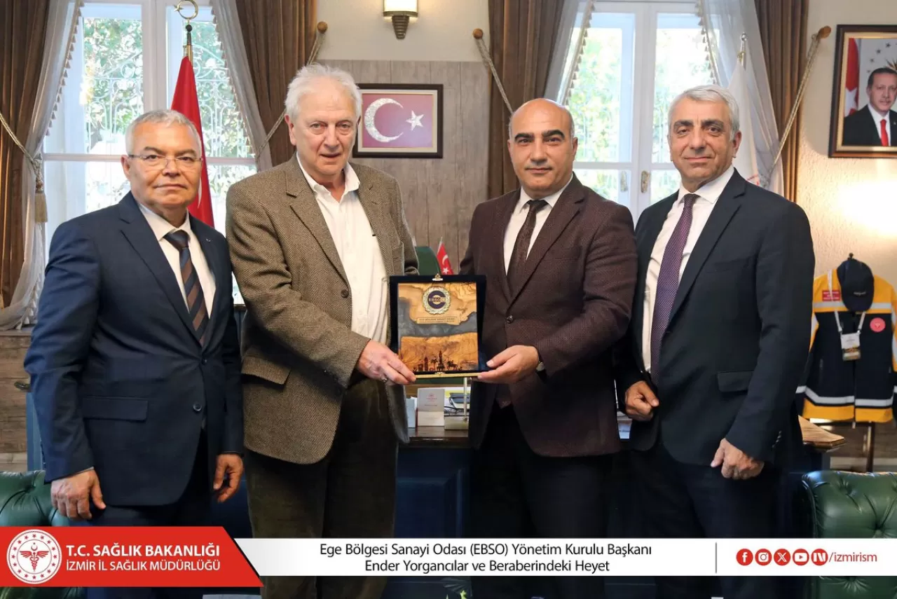 EBSO Başkanı Yorgancılar ve Heyeti İzmir İl Sağlık Müdürü Prof. Dr. Ayhan Kul'u Ziyaret Etti