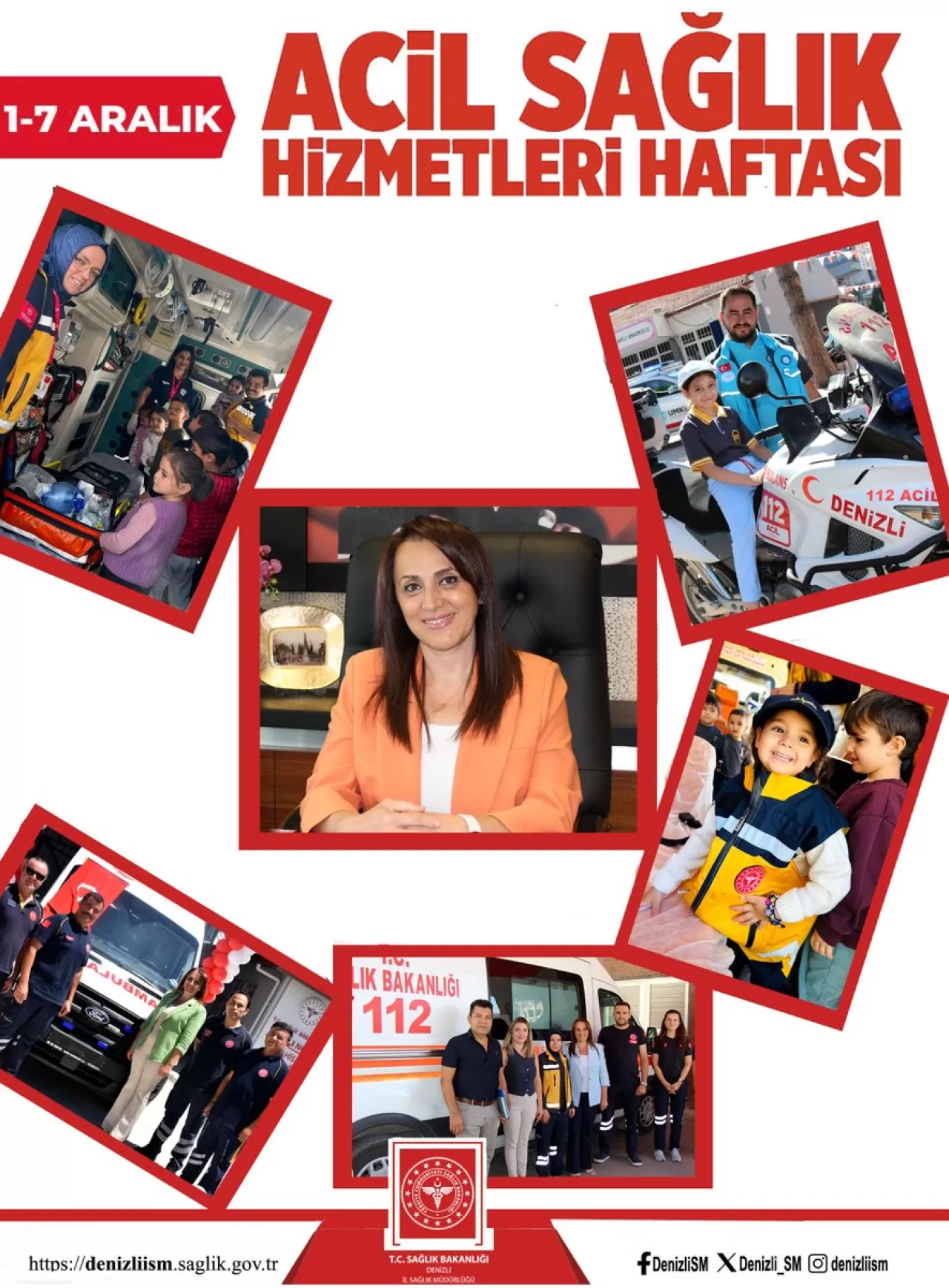 Denizli'de Acil Sağlık Hizmetleri Haftası'nda 112 Çalışanlarının Fedakarlığı Vurgulandı