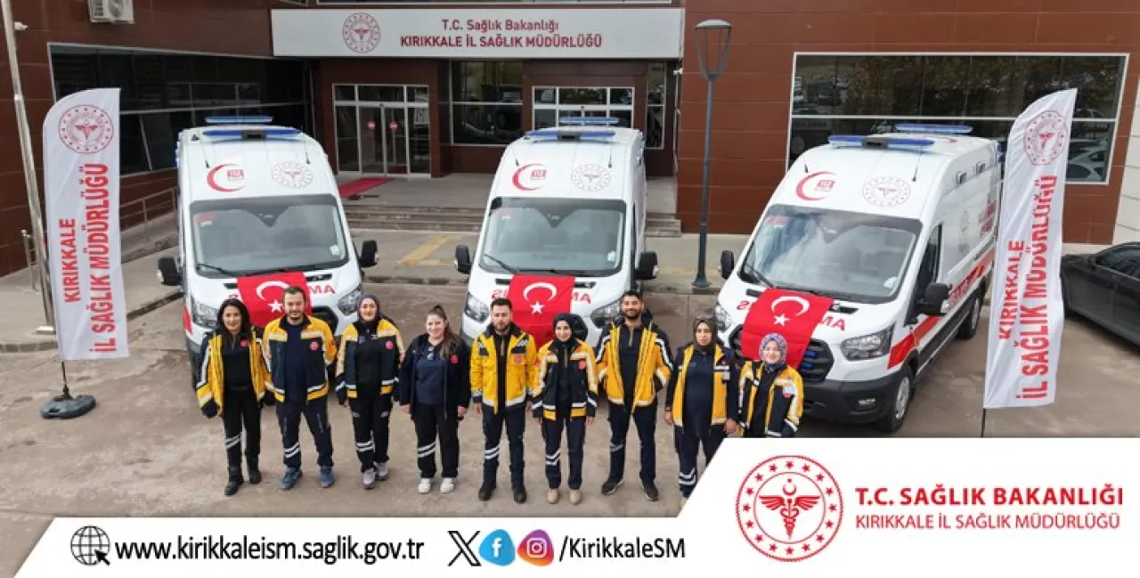 Kırıkkale'ye Yeni Nesil 2025 Model Ambulans Hizmete Girdi